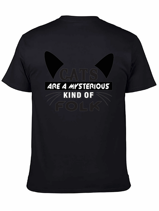 Cats Are Mysterious Kind of Folk T-Shirt