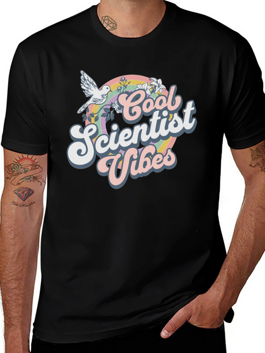 Cool Scientist Vibes Graphic T-Shirt