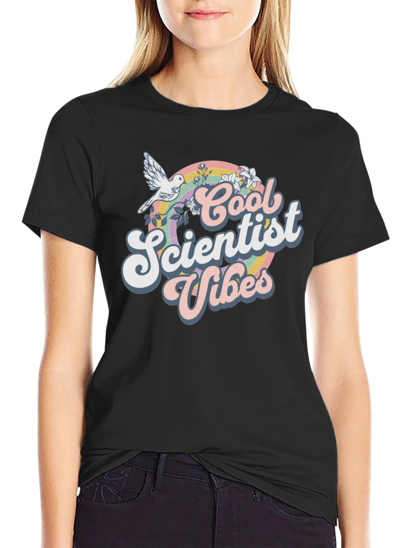 Cool Scientist Vibes Graphic T-Shirt