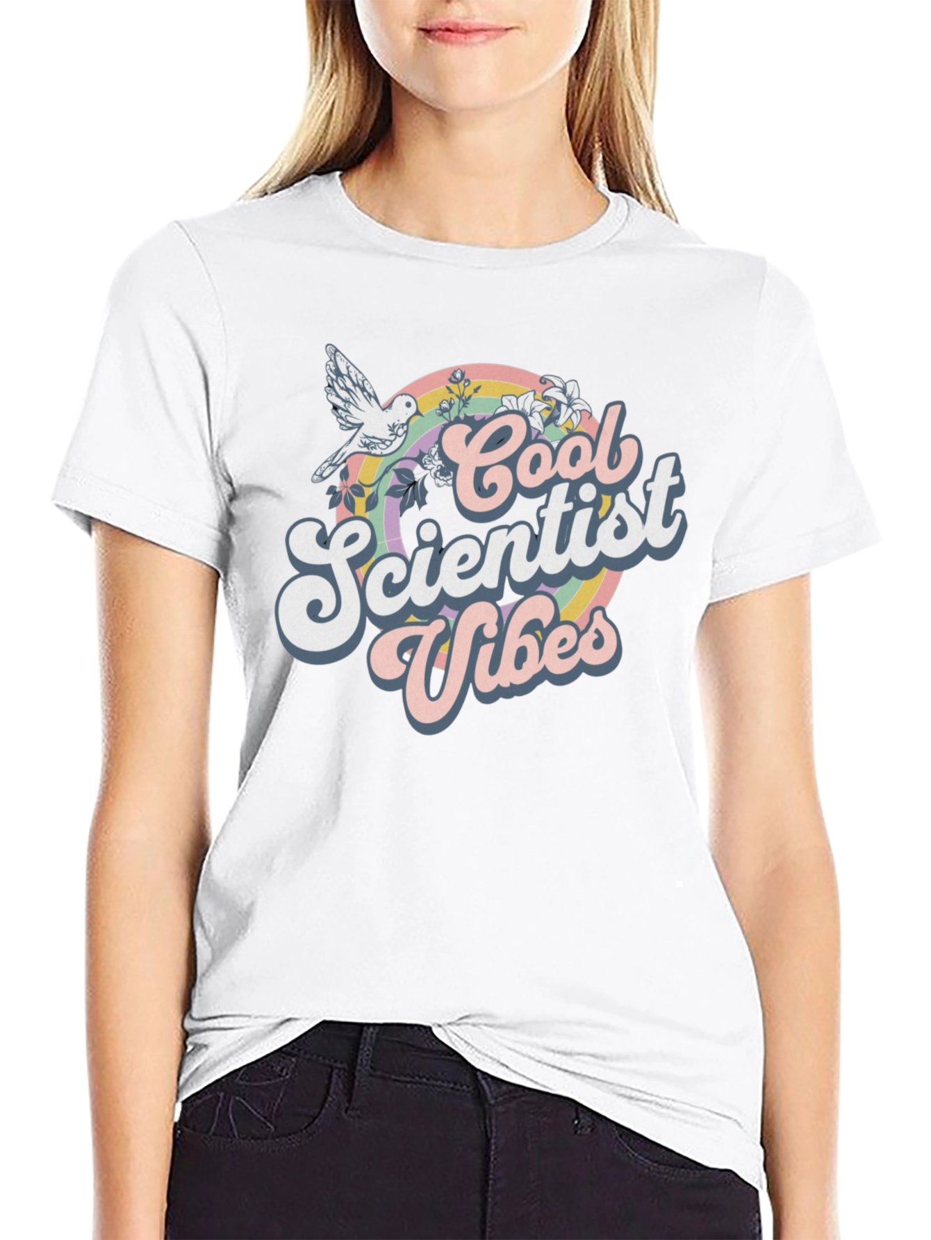 Cool Scientist Vibes Graphic T-Shirt