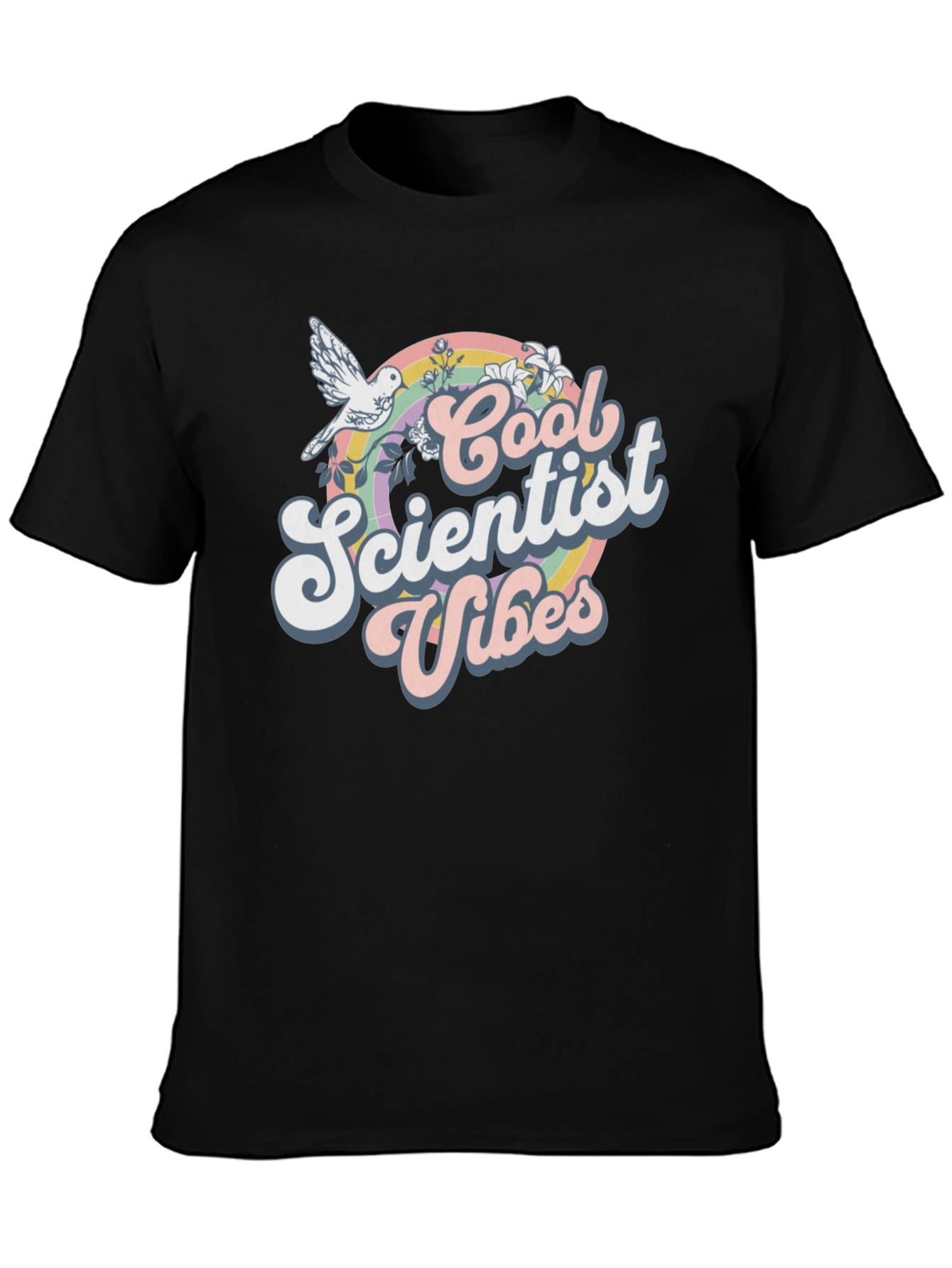 Cool Scientist Vibes Graphic T-Shirt