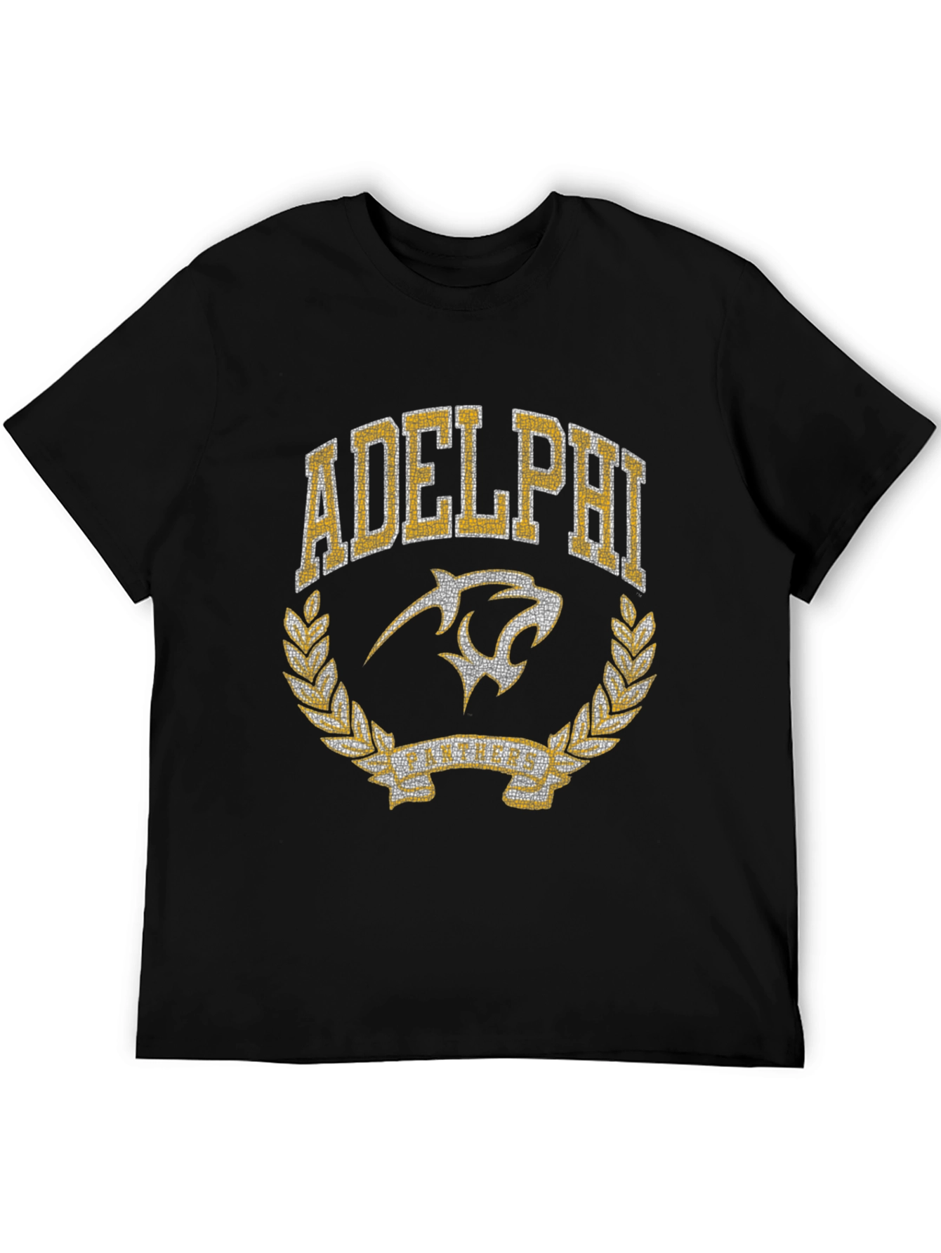 Adelphi Panther Crest Graphic Tee - Black