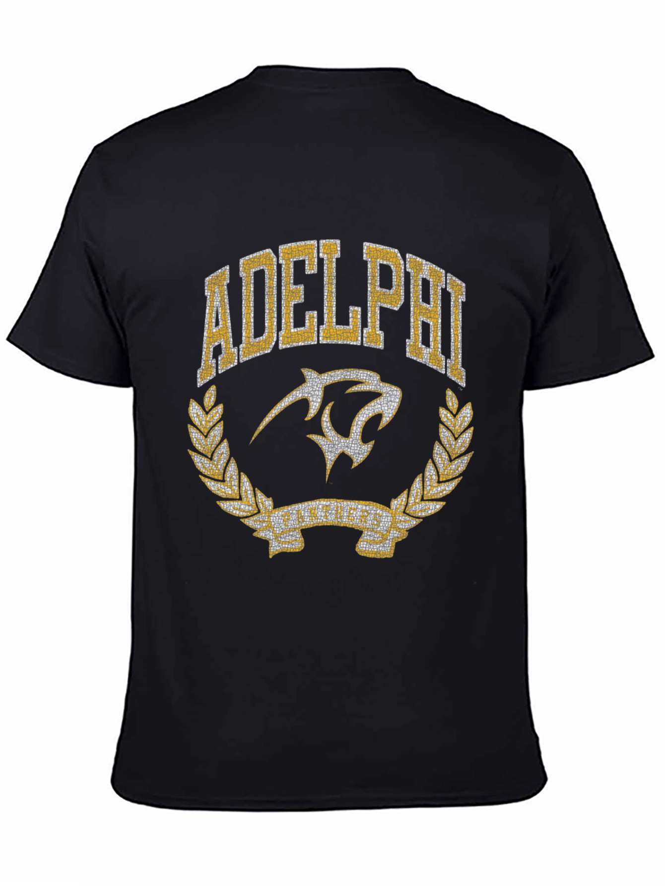 Adelphi Panther Crest Graphic Tee - Black