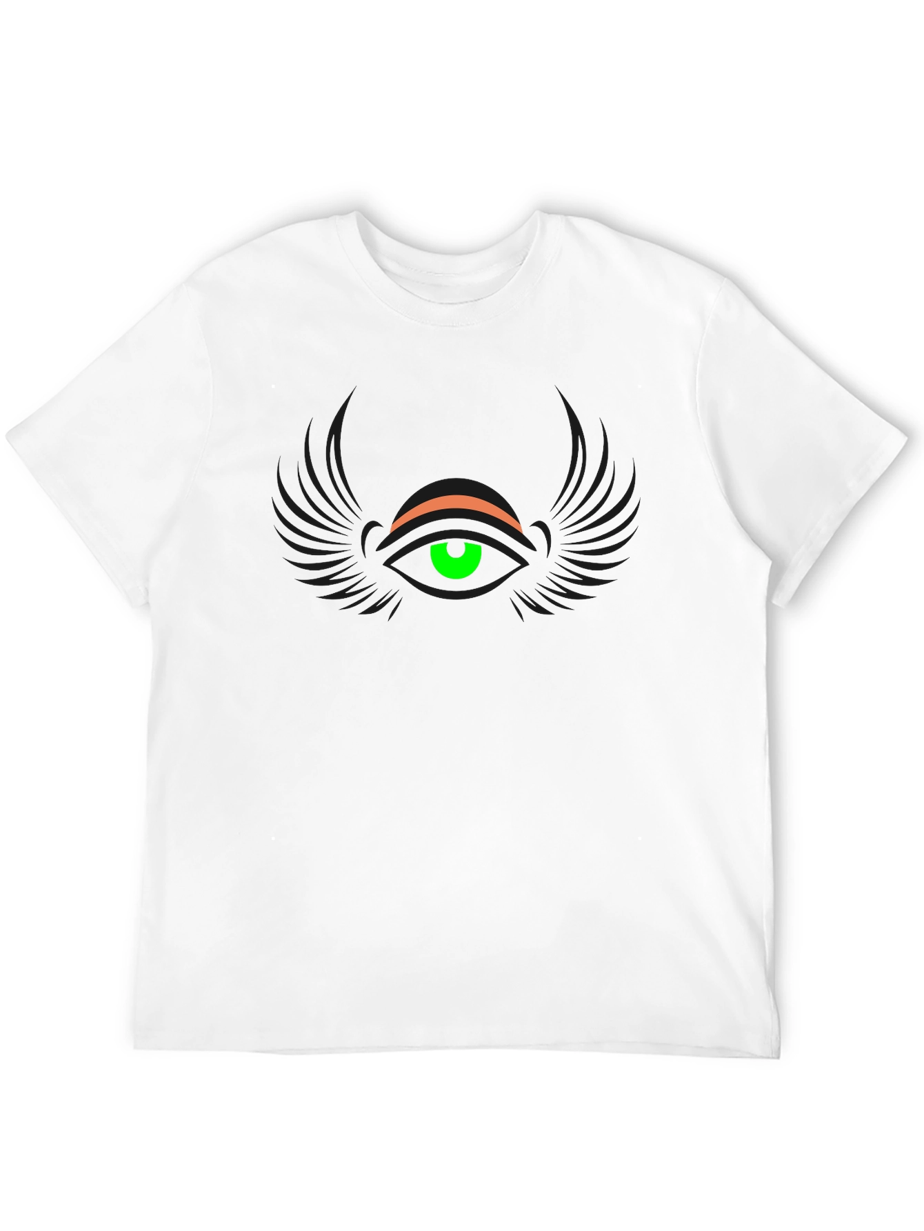 Eye See You Graphic Tee - Black Cotton T-Shirt
