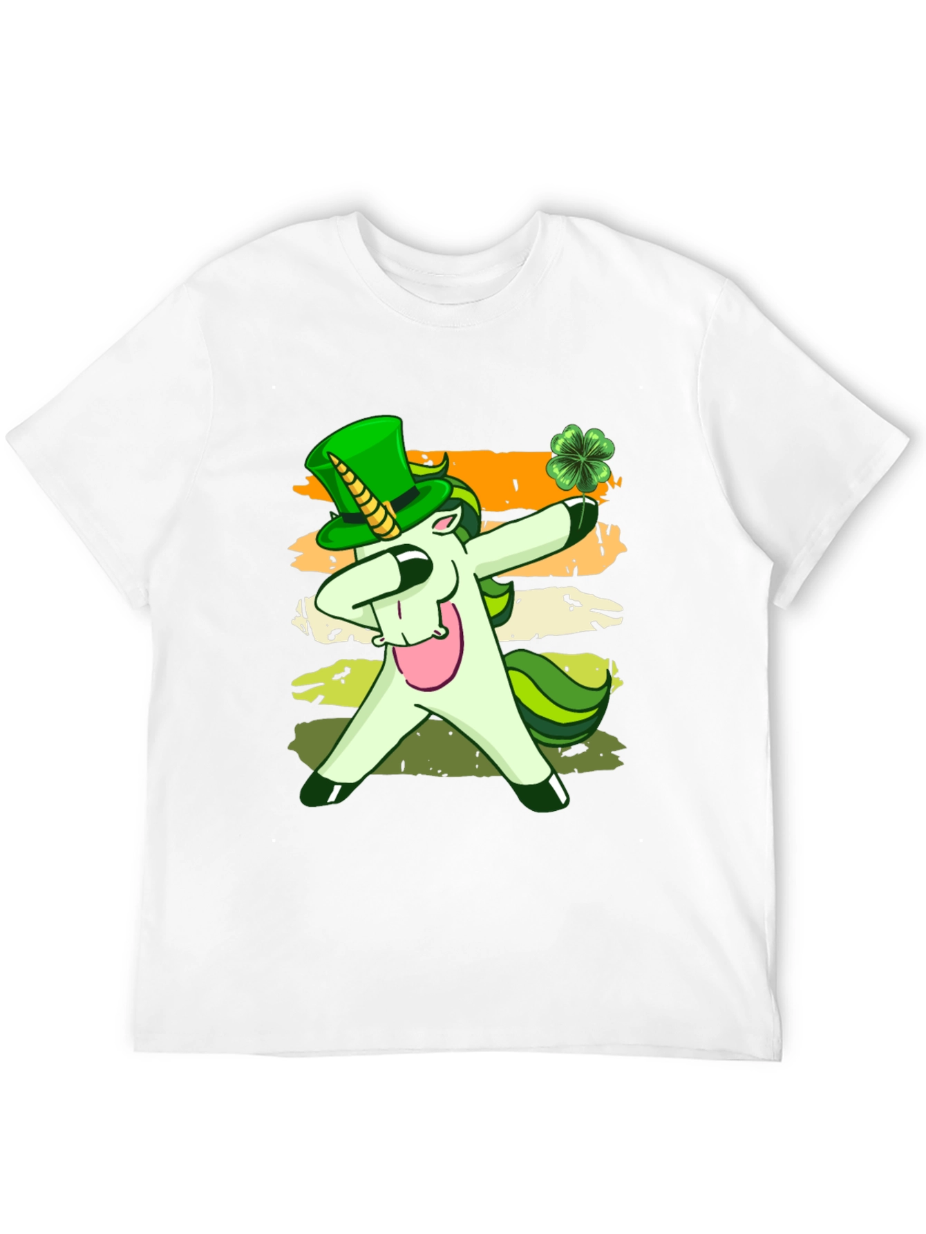 St. Patricks Day Unicorn Dabbing T-Shirt