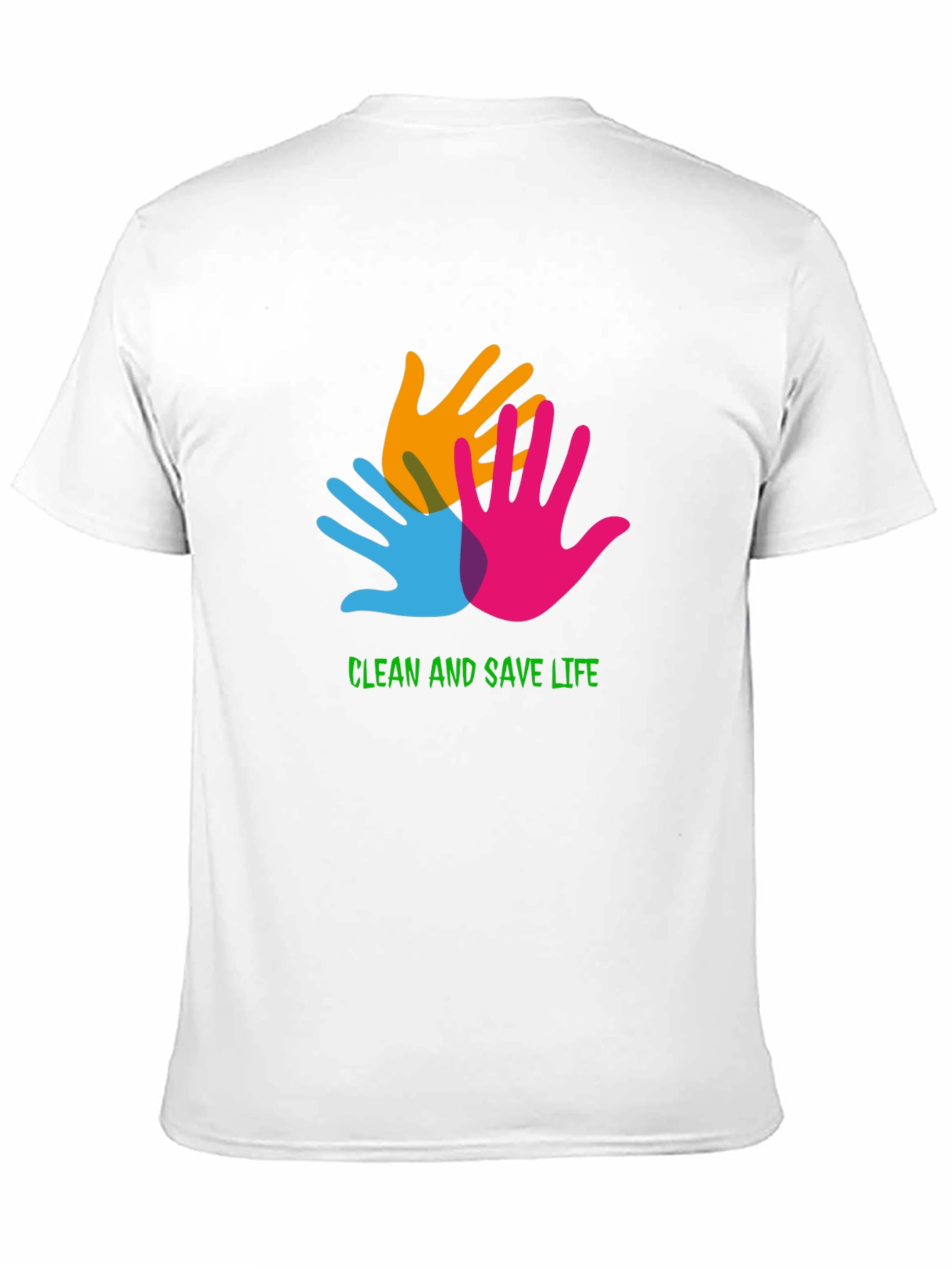 Clean and Save Life Black T-Shirt