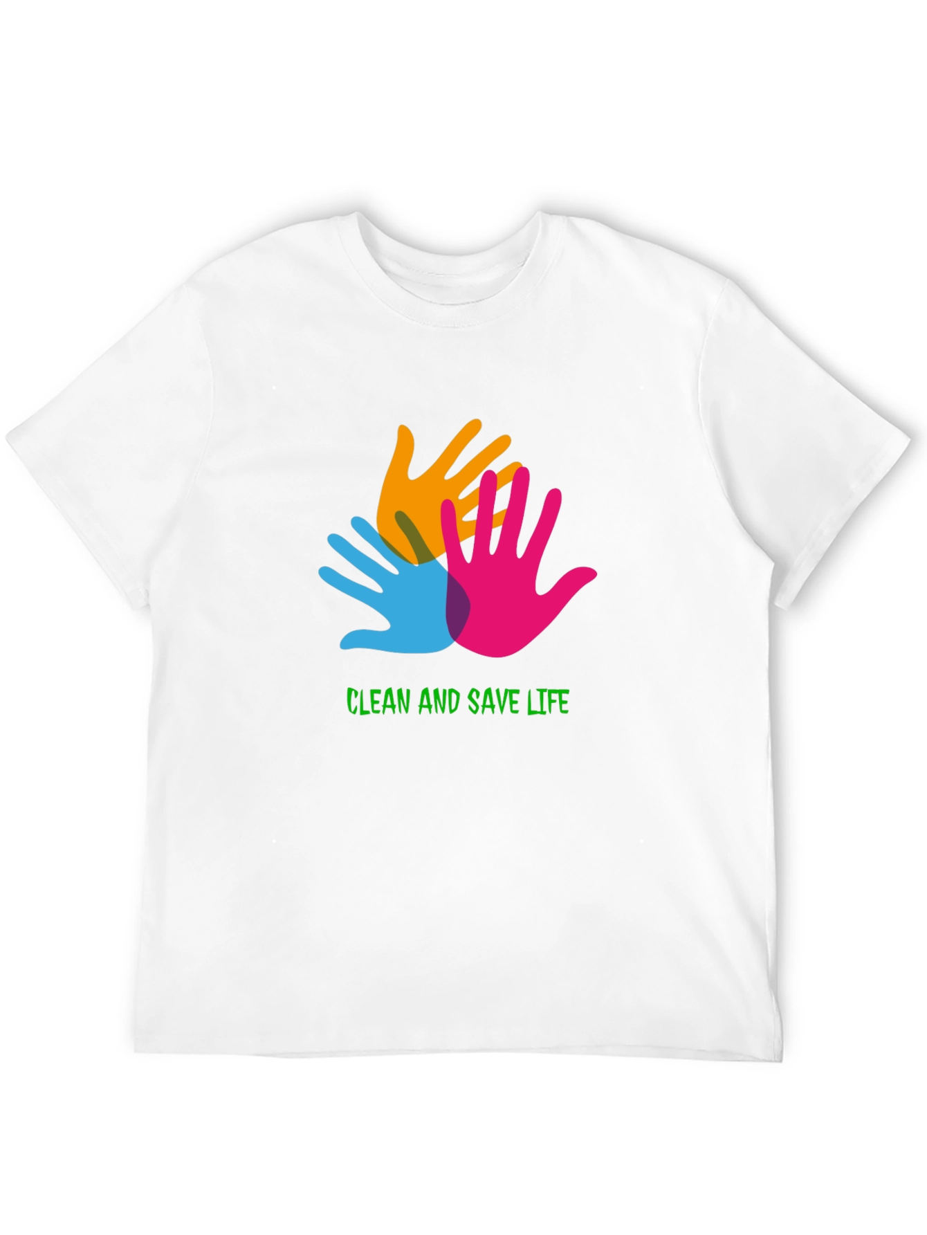 Clean and Save Life Black T-Shirt