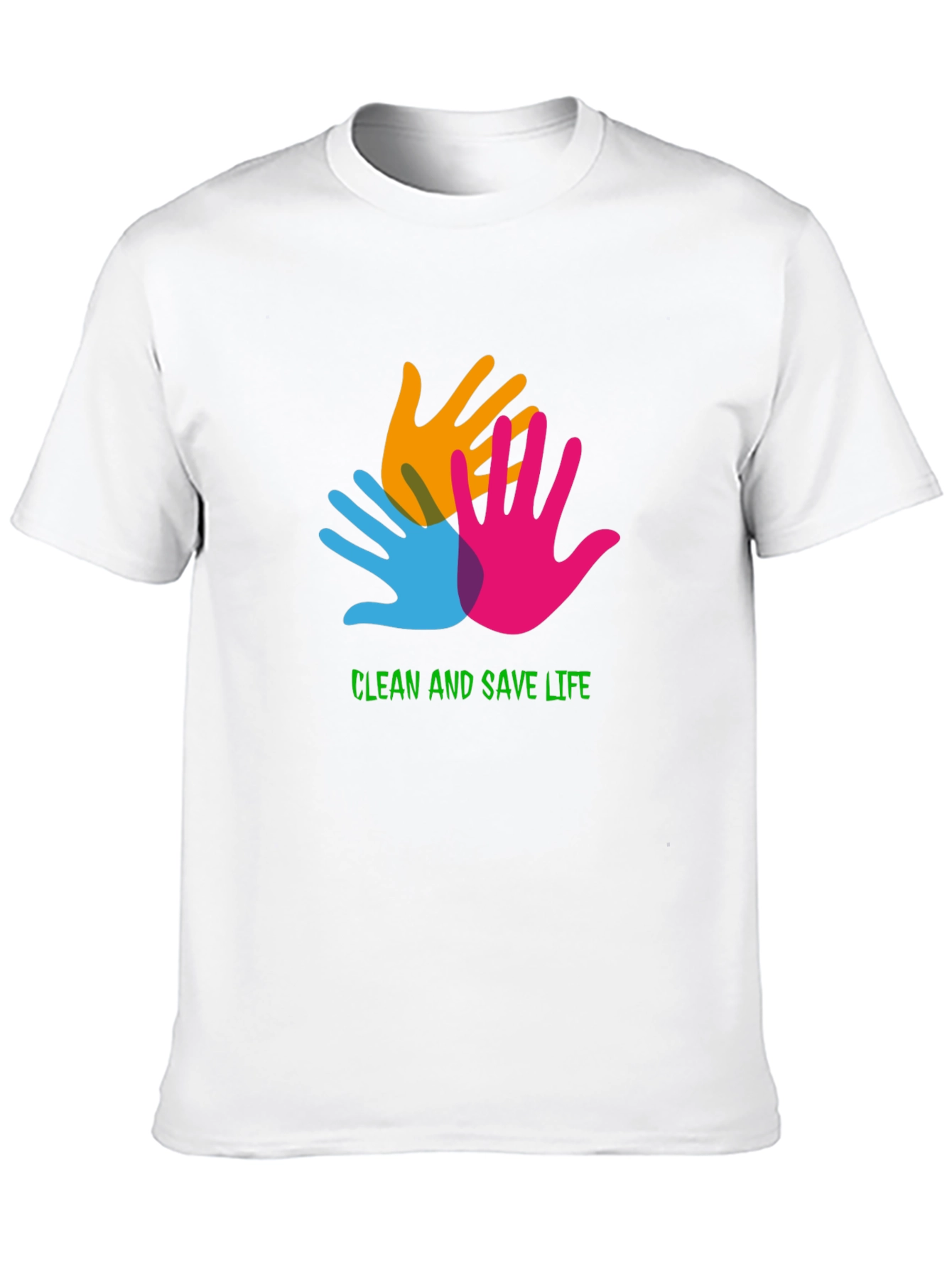 Clean and Save Life Black T-Shirt