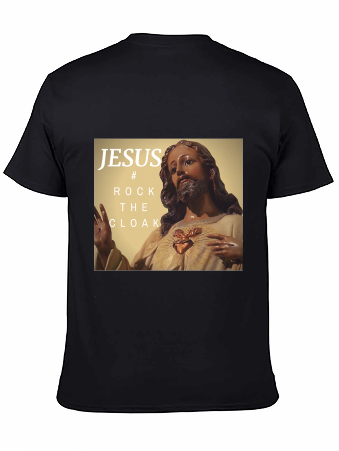 Jesus Rock the Cloak Graphic T-Shirt