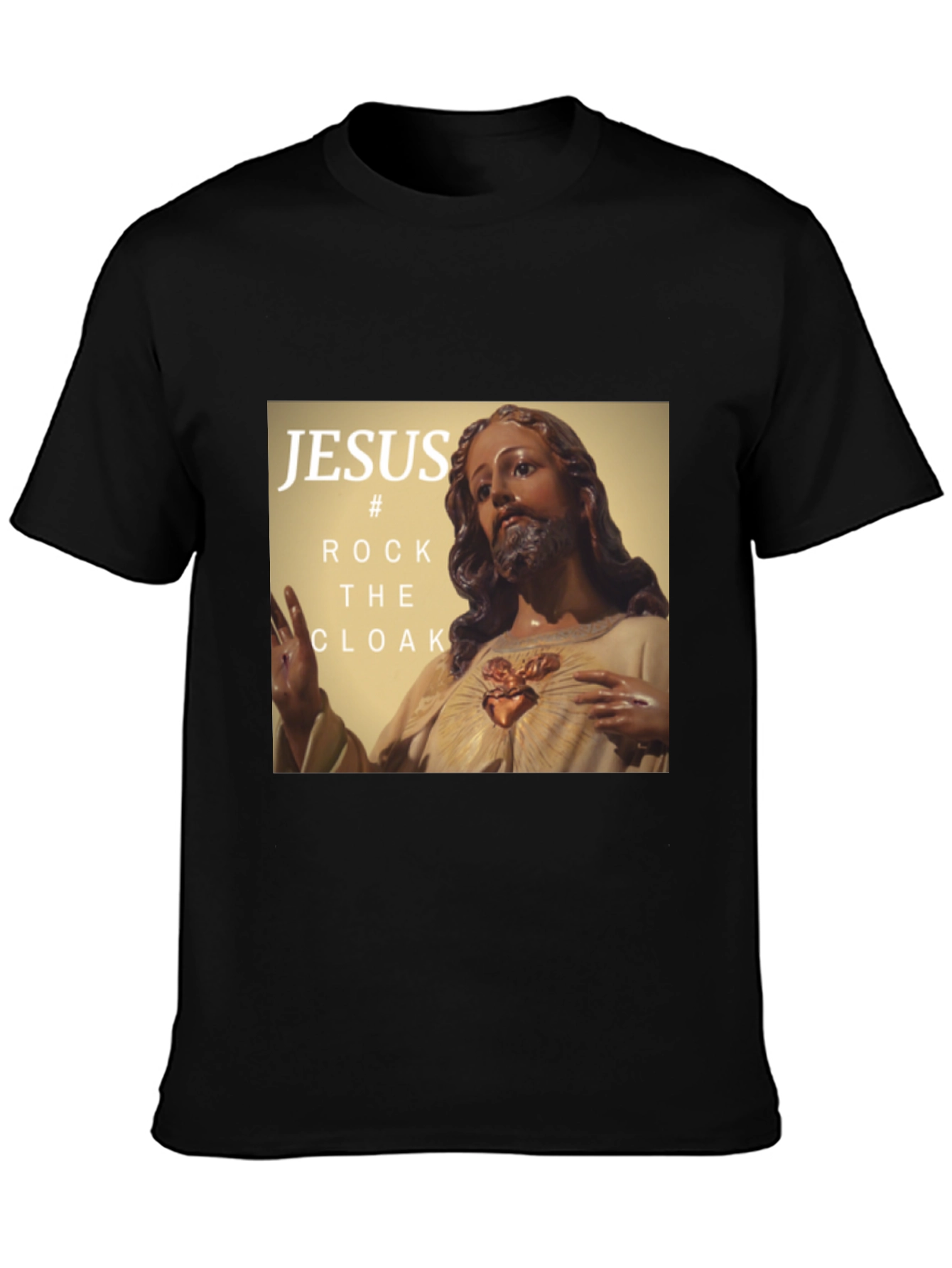 Jesus Rock the Cloak Graphic T-Shirt