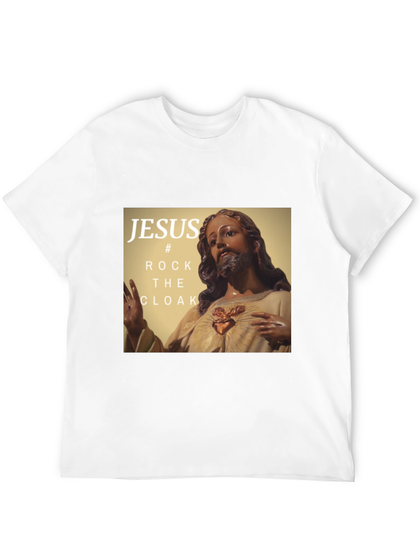 Jesus Rock the Cloak Graphic T-Shirt
