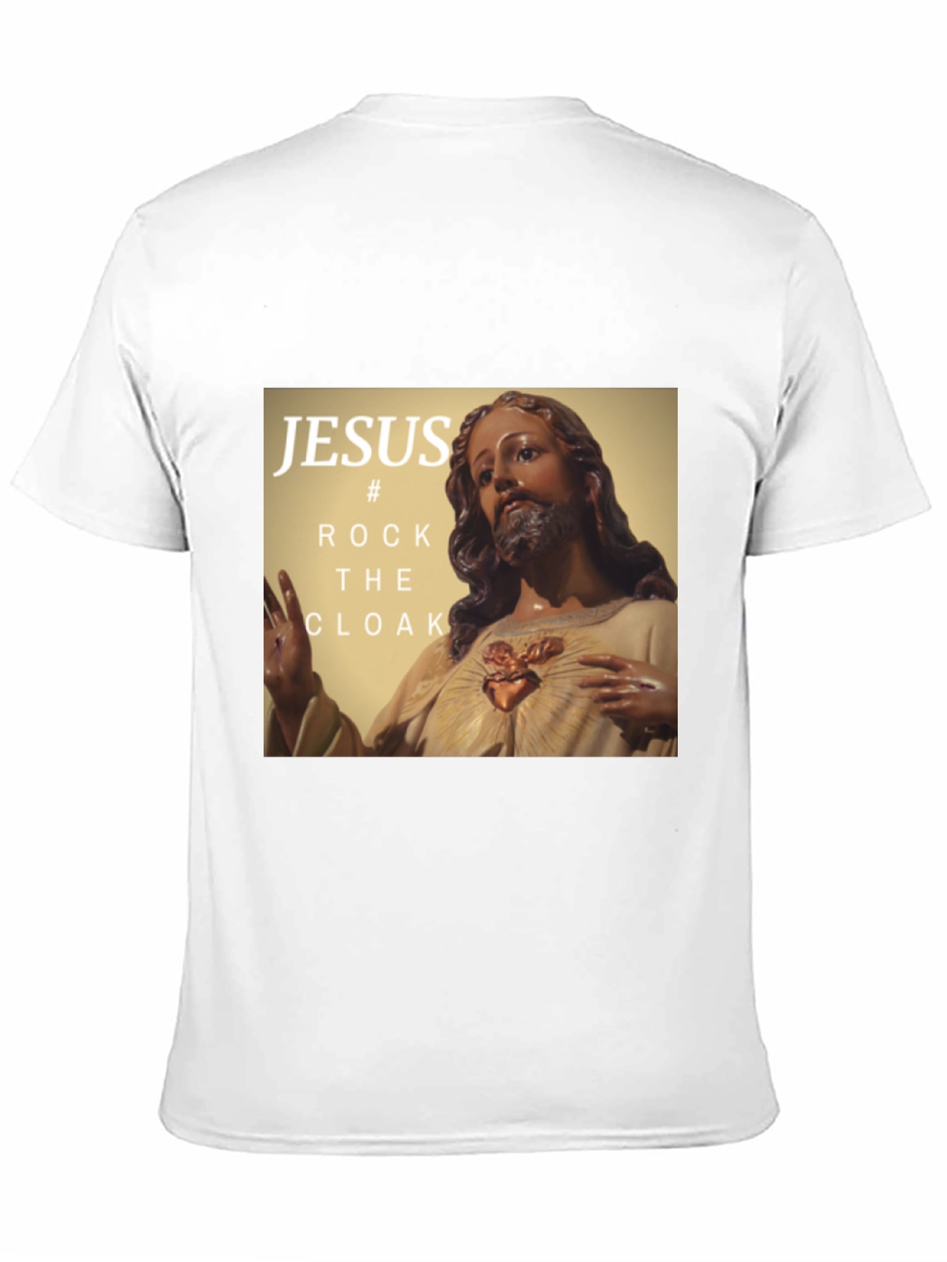 Jesus Rock the Cloak Graphic T-Shirt