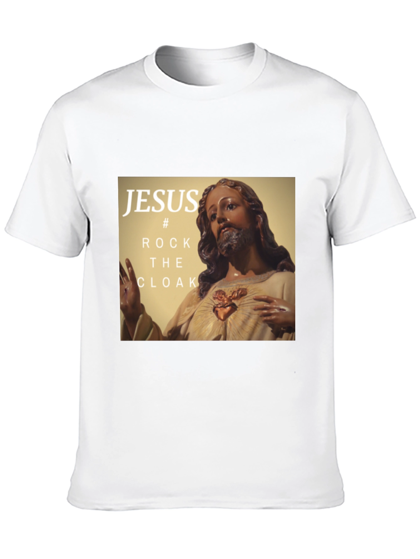 Jesus Rock the Cloak Graphic T-Shirt