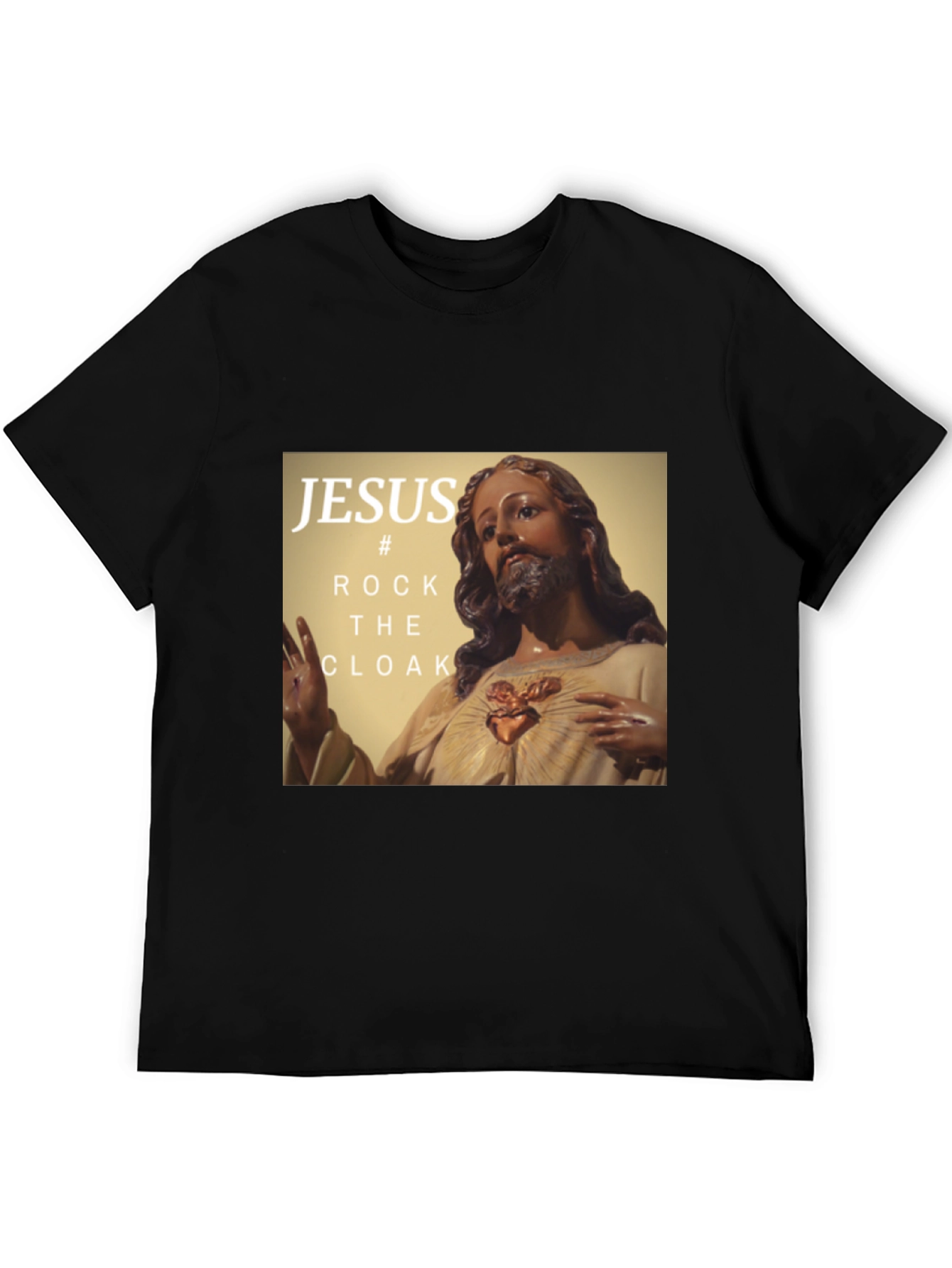 Jesus Rock the Cloak Graphic T-Shirt