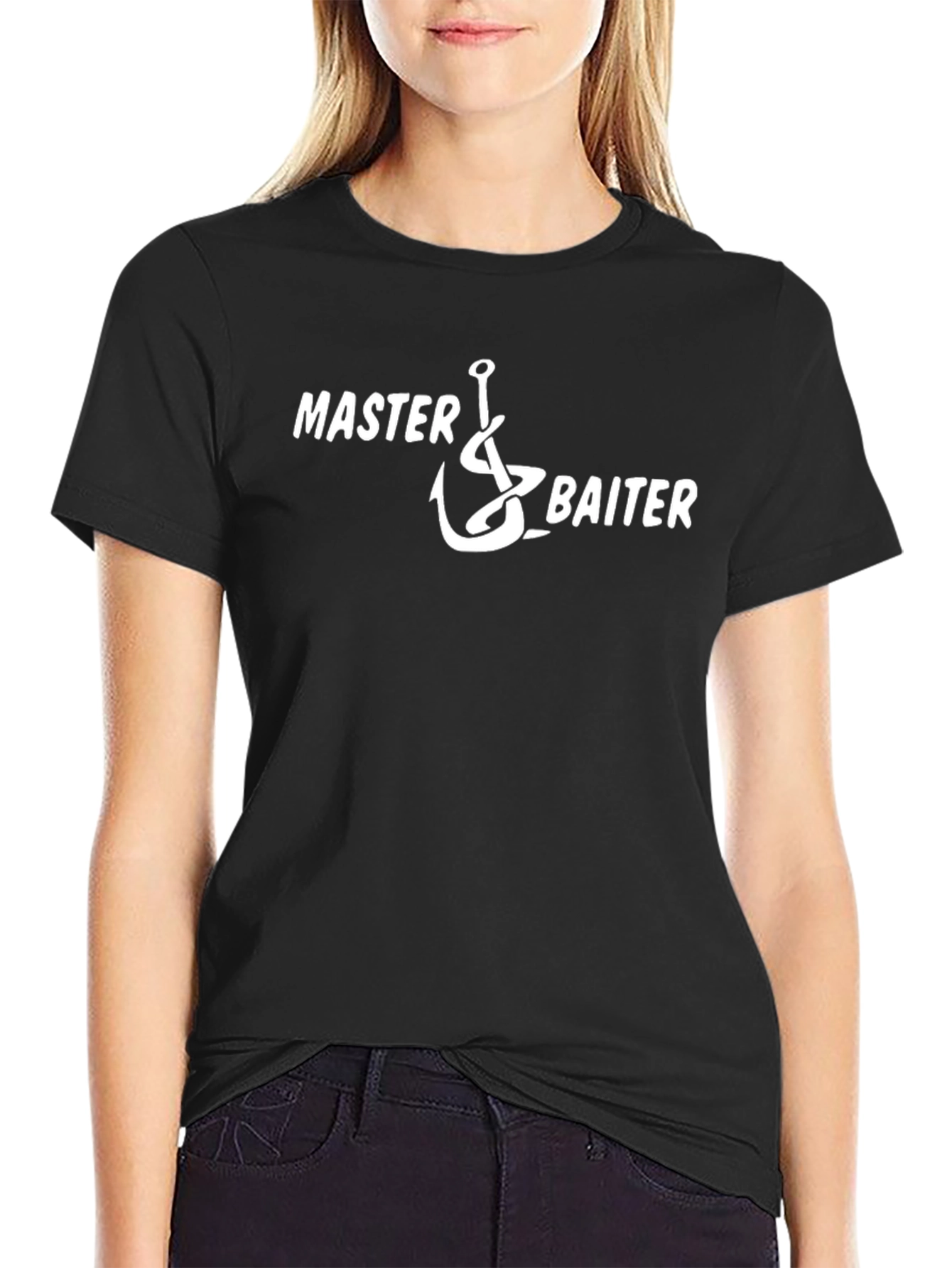 Master Baiter T-Shirt: Fishing Humor Tee