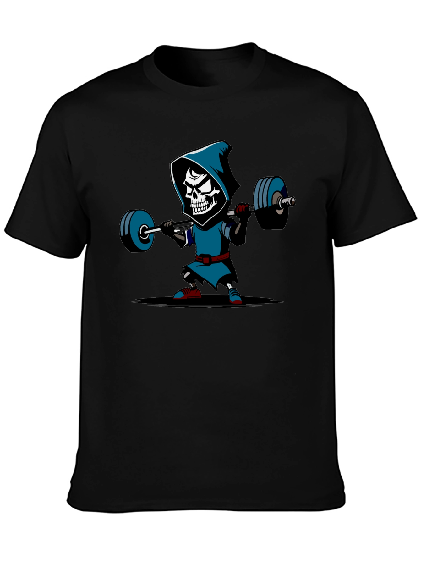 Grim Reaper Weightlifting Graphic Tee