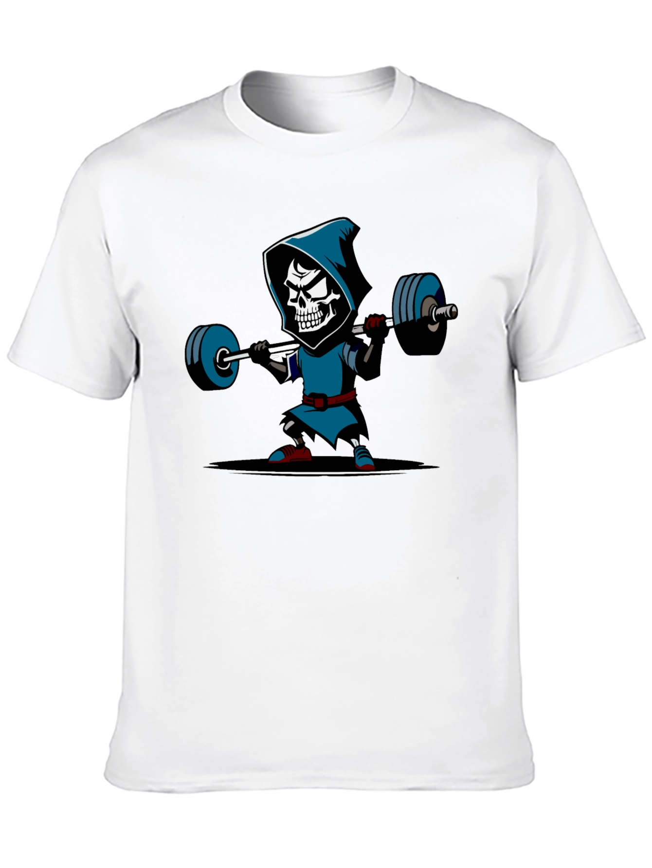 Grim Reaper Weightlifting Graphic Tee