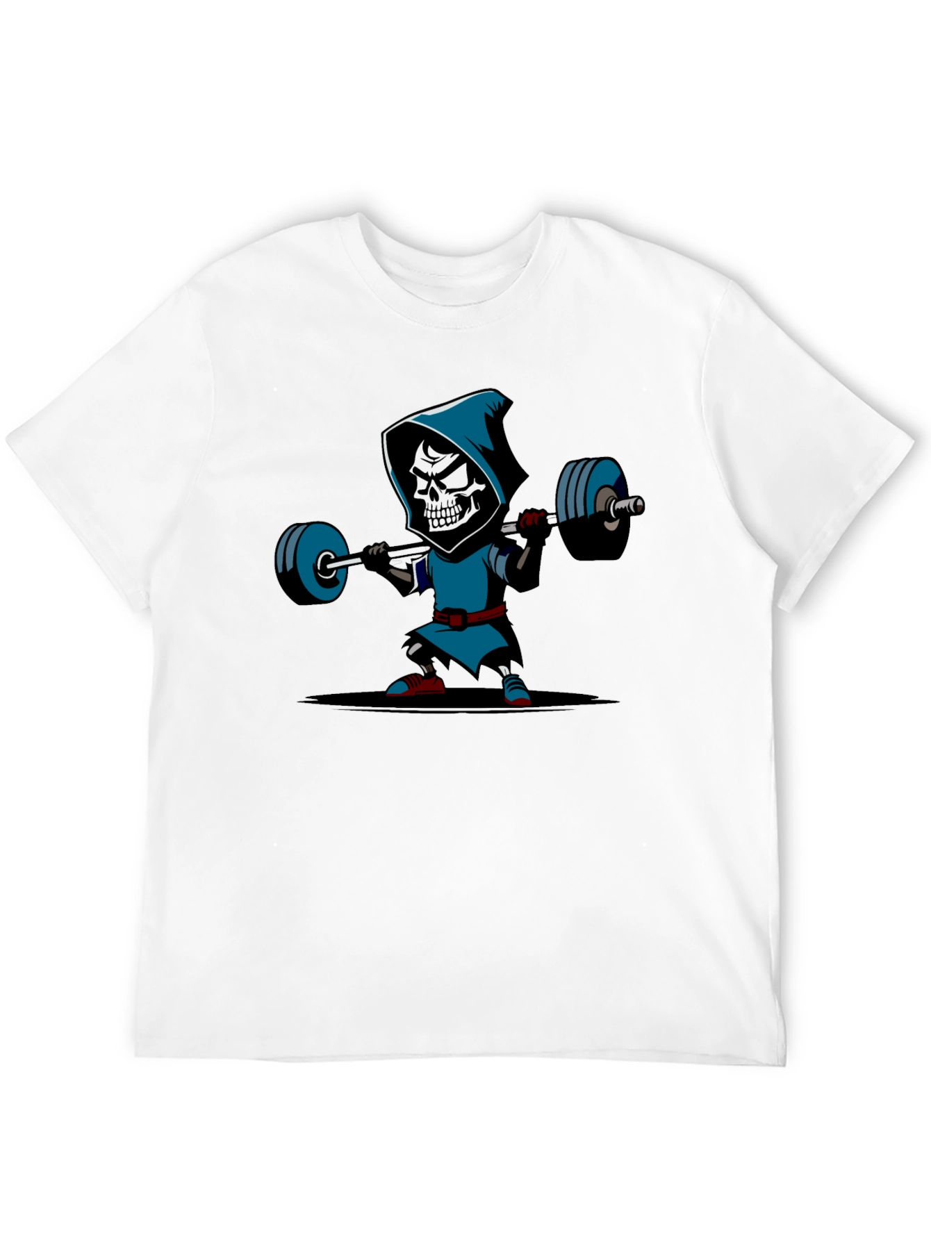 Grim Reaper Weightlifting Graphic Tee
