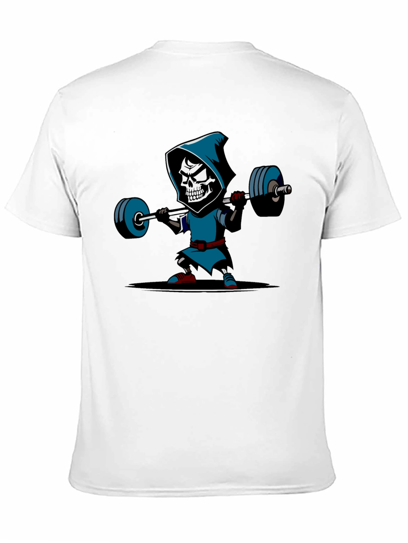 Grim Reaper Weightlifting Graphic Tee