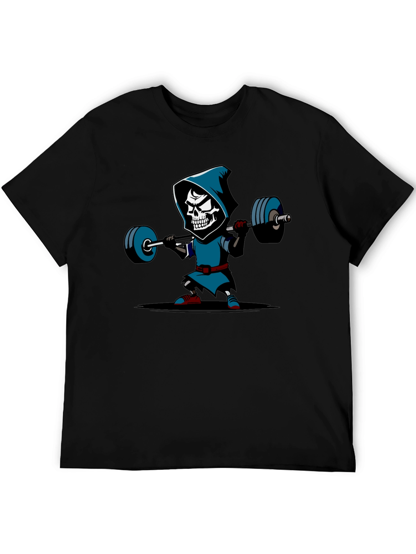 Grim Reaper Weightlifting Graphic Tee