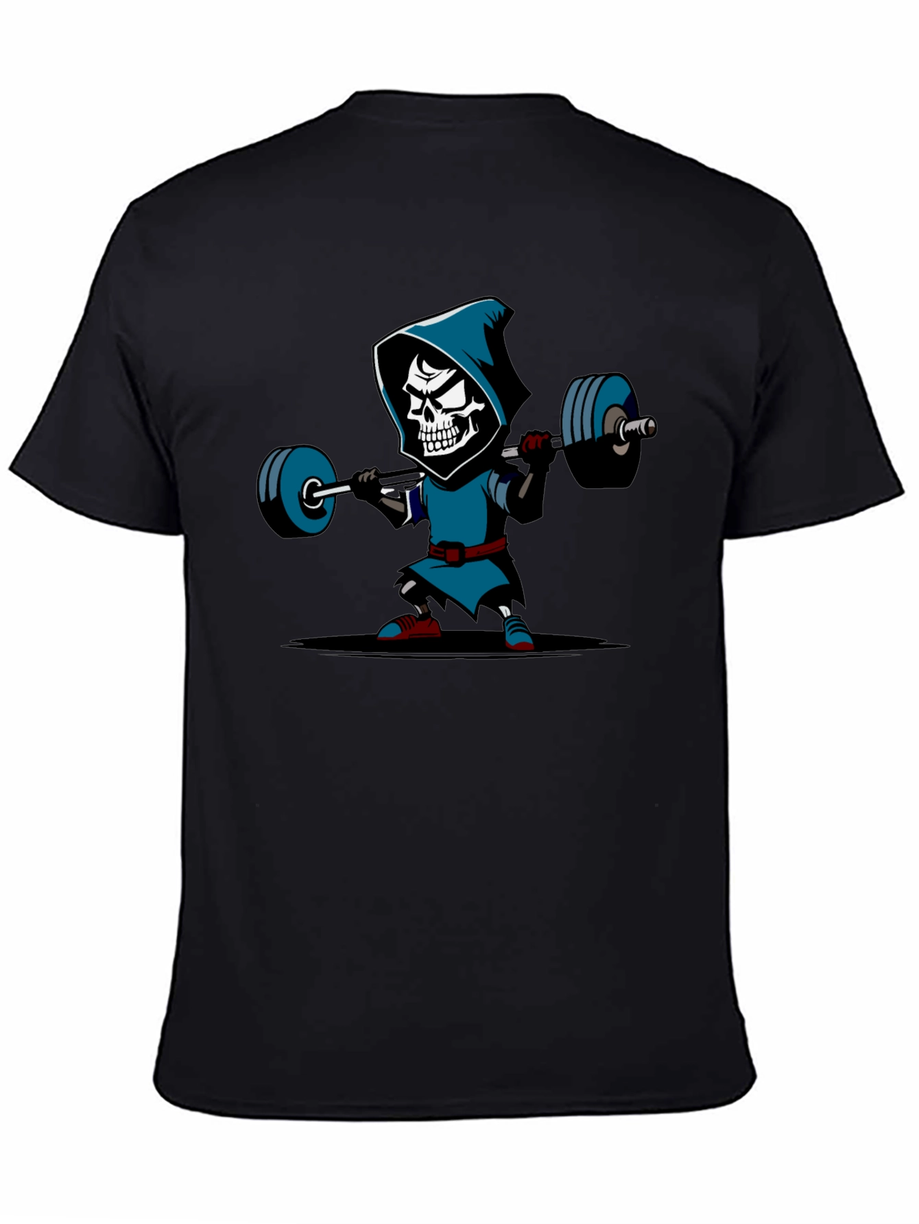 Grim Reaper Weightlifting Graphic Tee