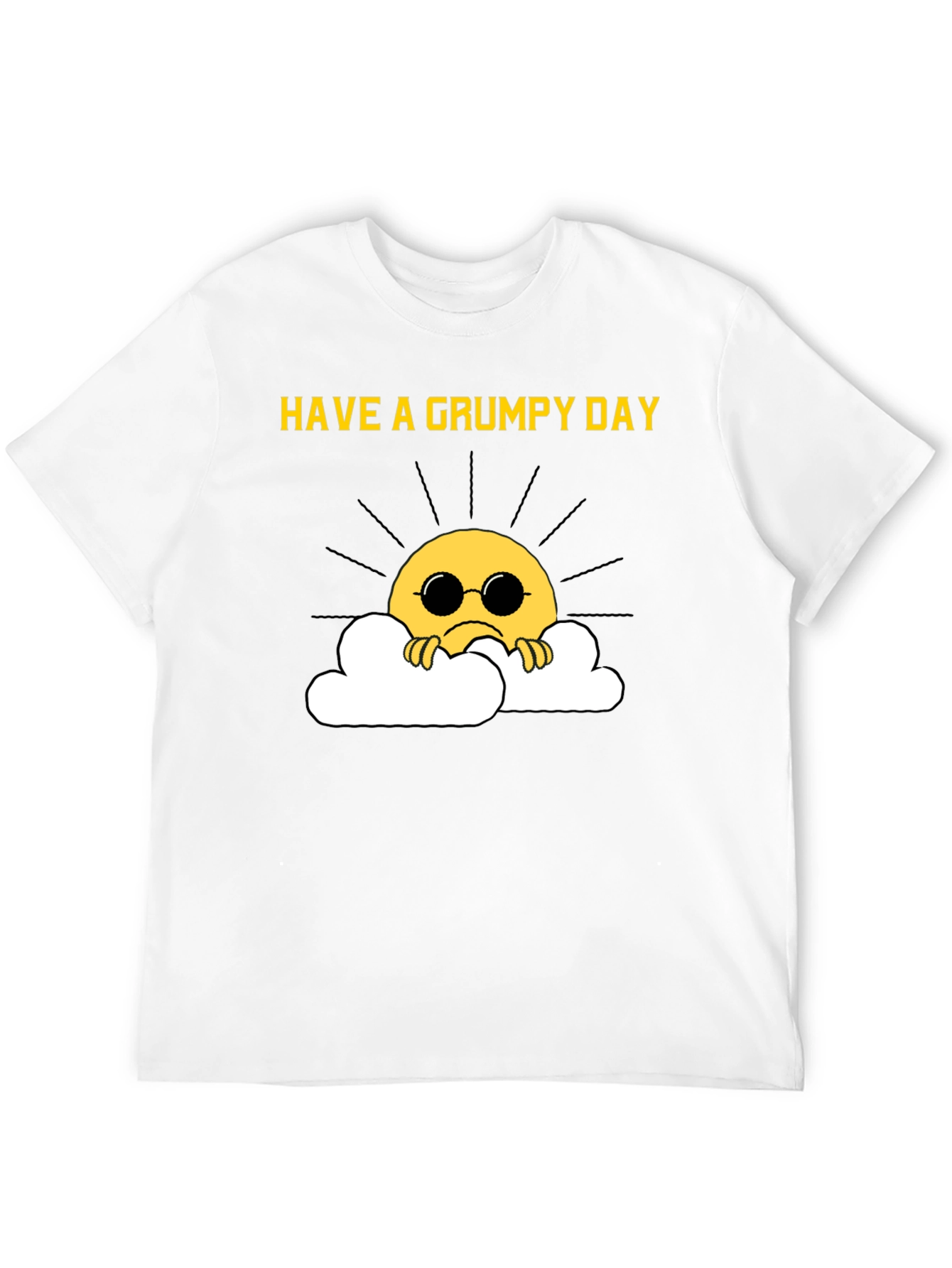 Grumpy Sun T-Shirt - Funny Graphic Tee