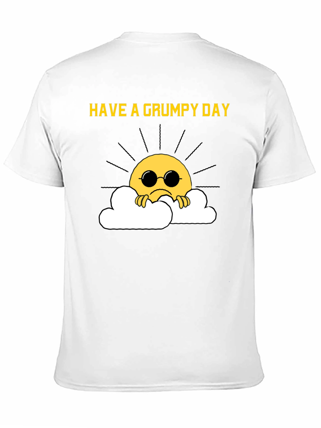Grumpy Sun T-Shirt - Funny Graphic Tee