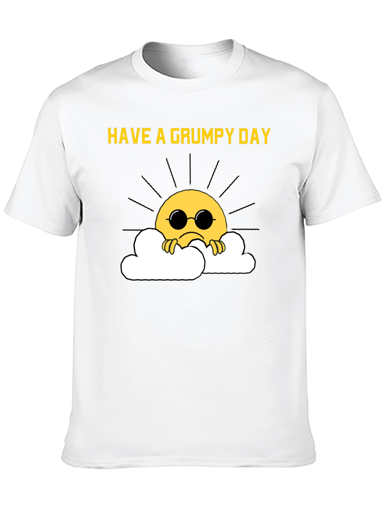Grumpy Sun T-Shirt - Funny Graphic Tee