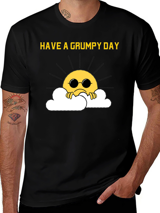 Grumpy Sun T-Shirt - Funny Graphic Tee