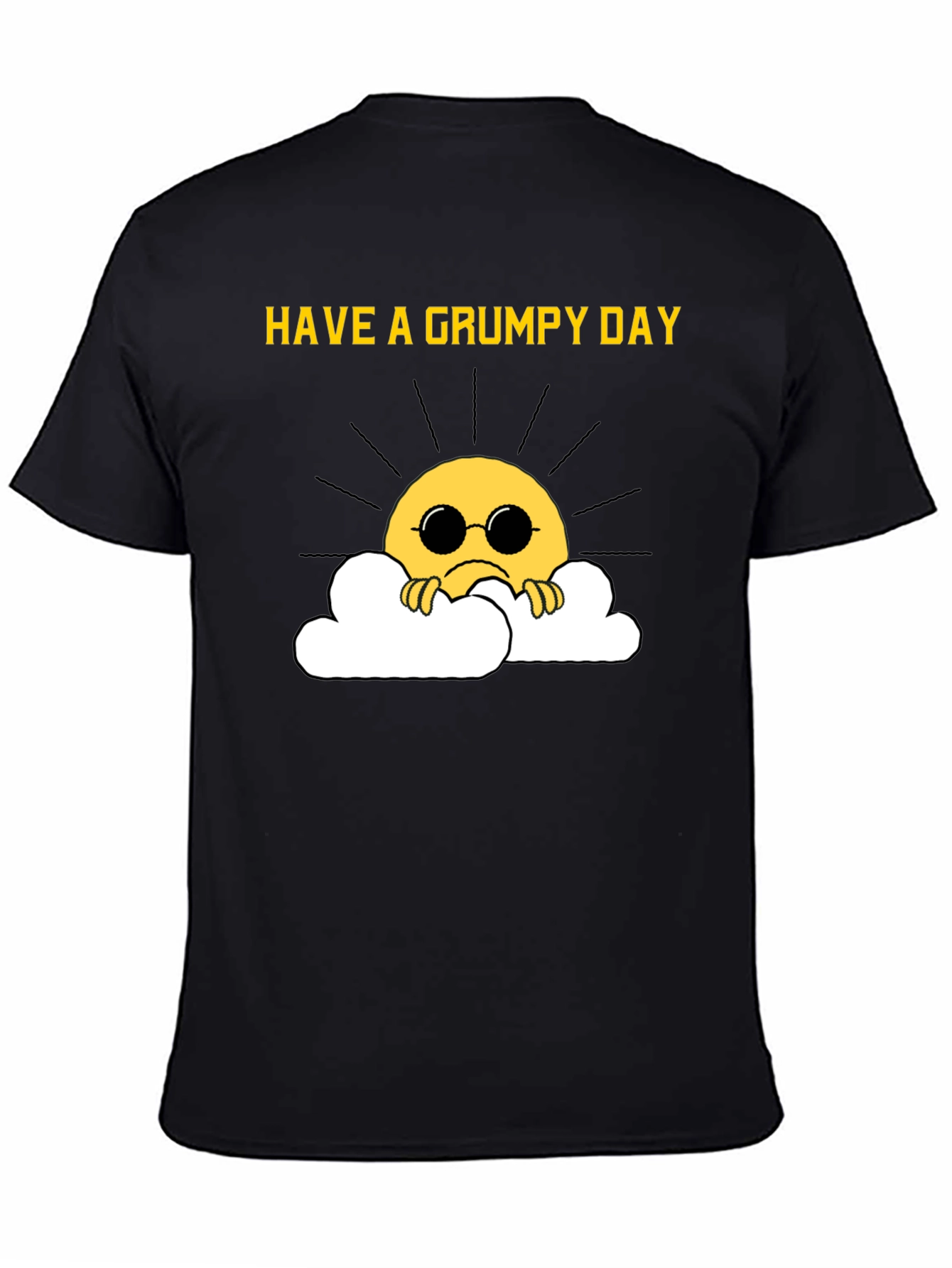 Grumpy Sun T-Shirt - Funny Graphic Tee