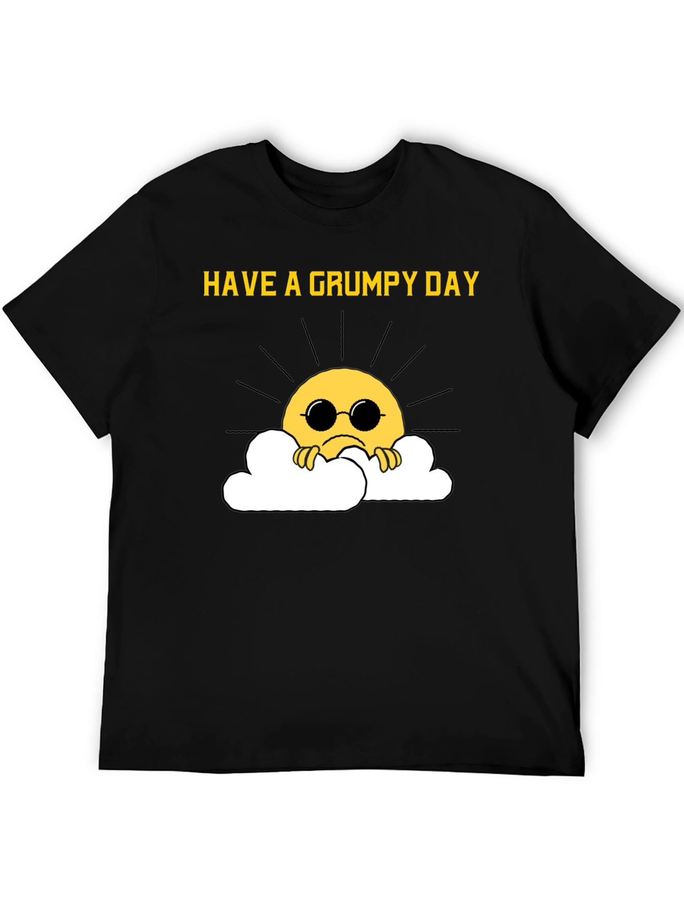 Grumpy Sun T-Shirt - Funny Graphic Tee