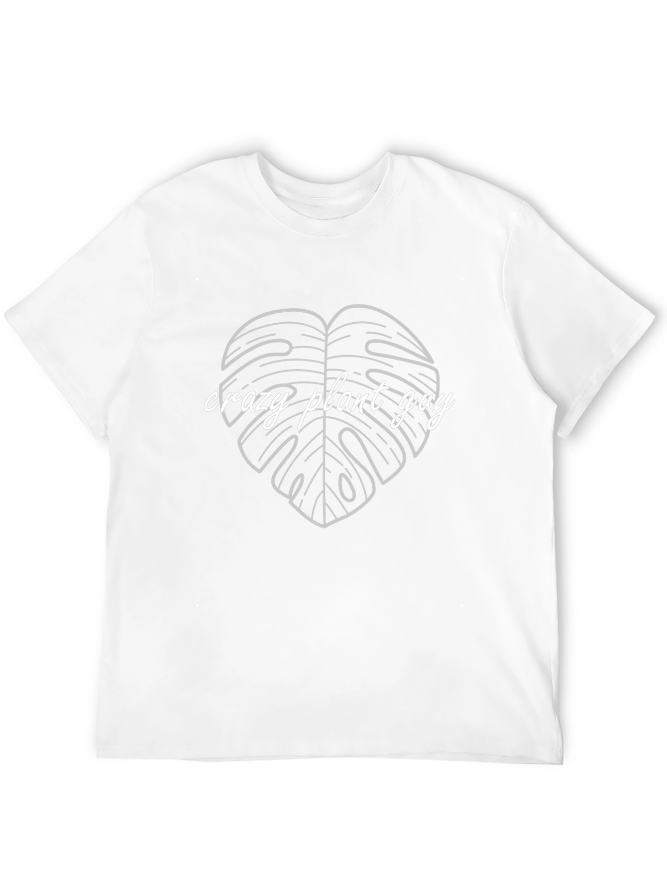 Crazy Plant Guy Graphic Tee - Black