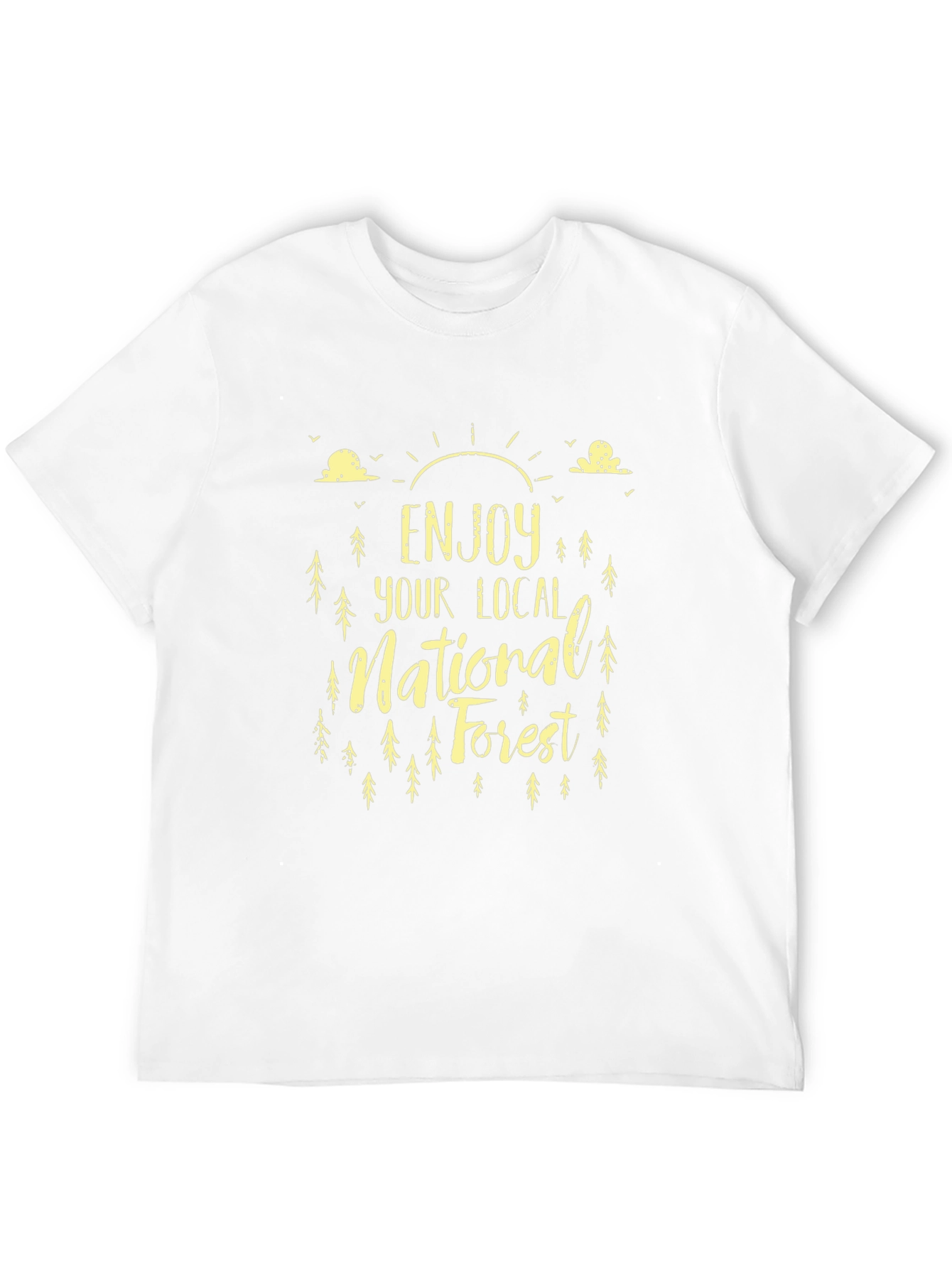Enjoy Your Local National Forest Black T-Shirt