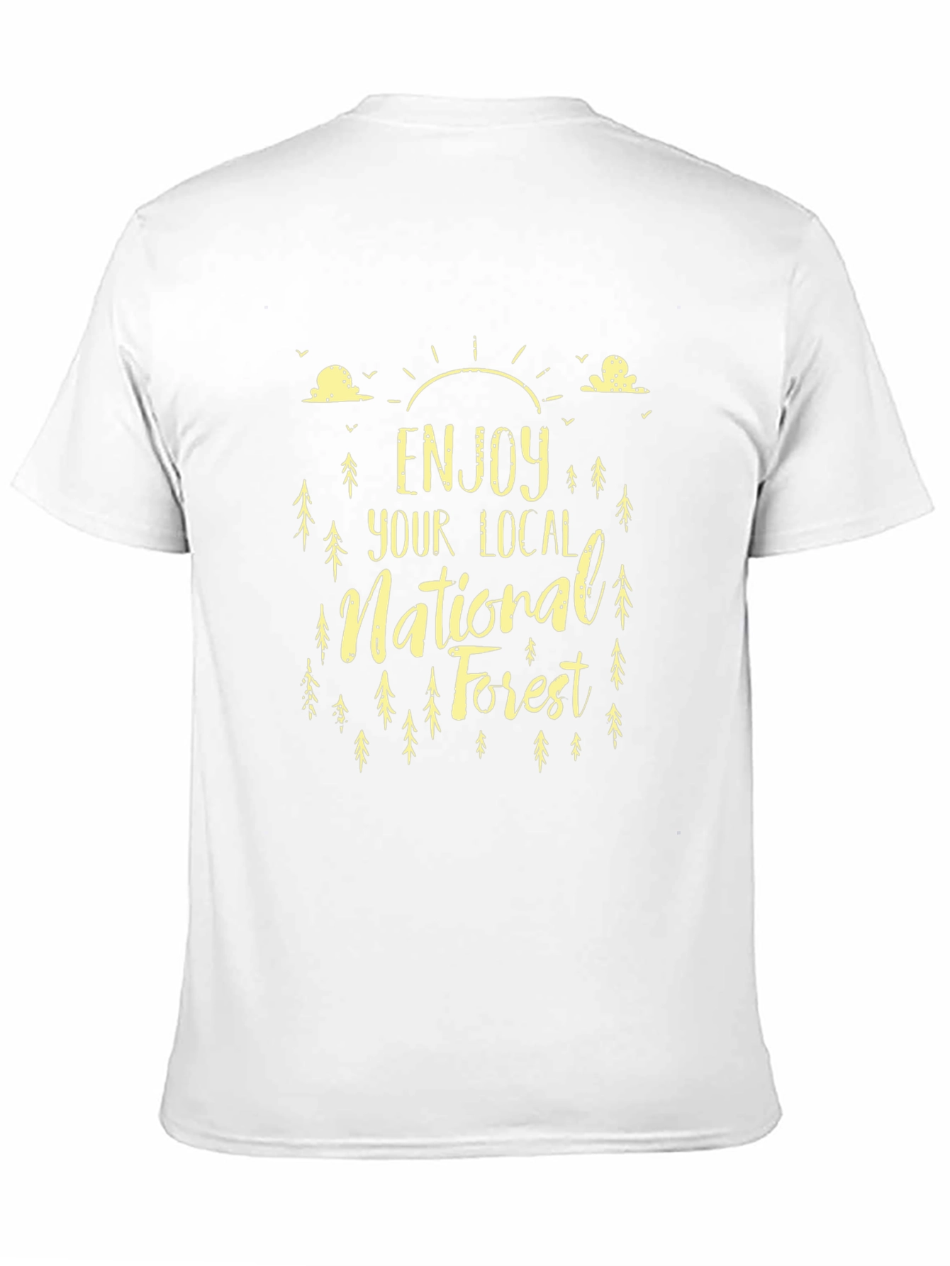 Enjoy Your Local National Forest Black T-Shirt