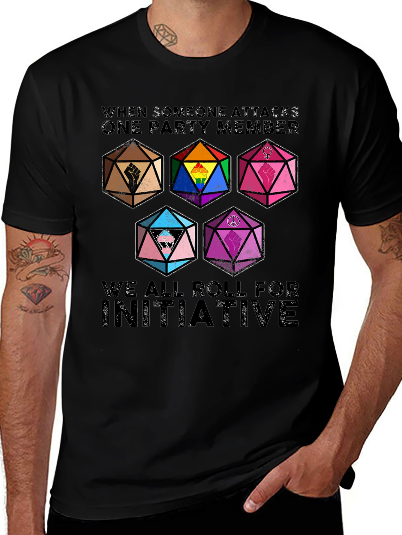 D&D Initiative Graphic Tee