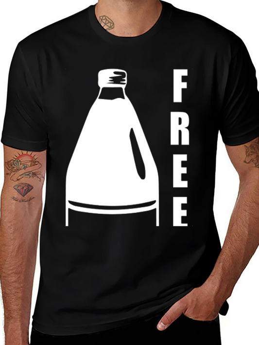 Free Milk T-Shirt - Funny Graphic Tee for Milk Lovers