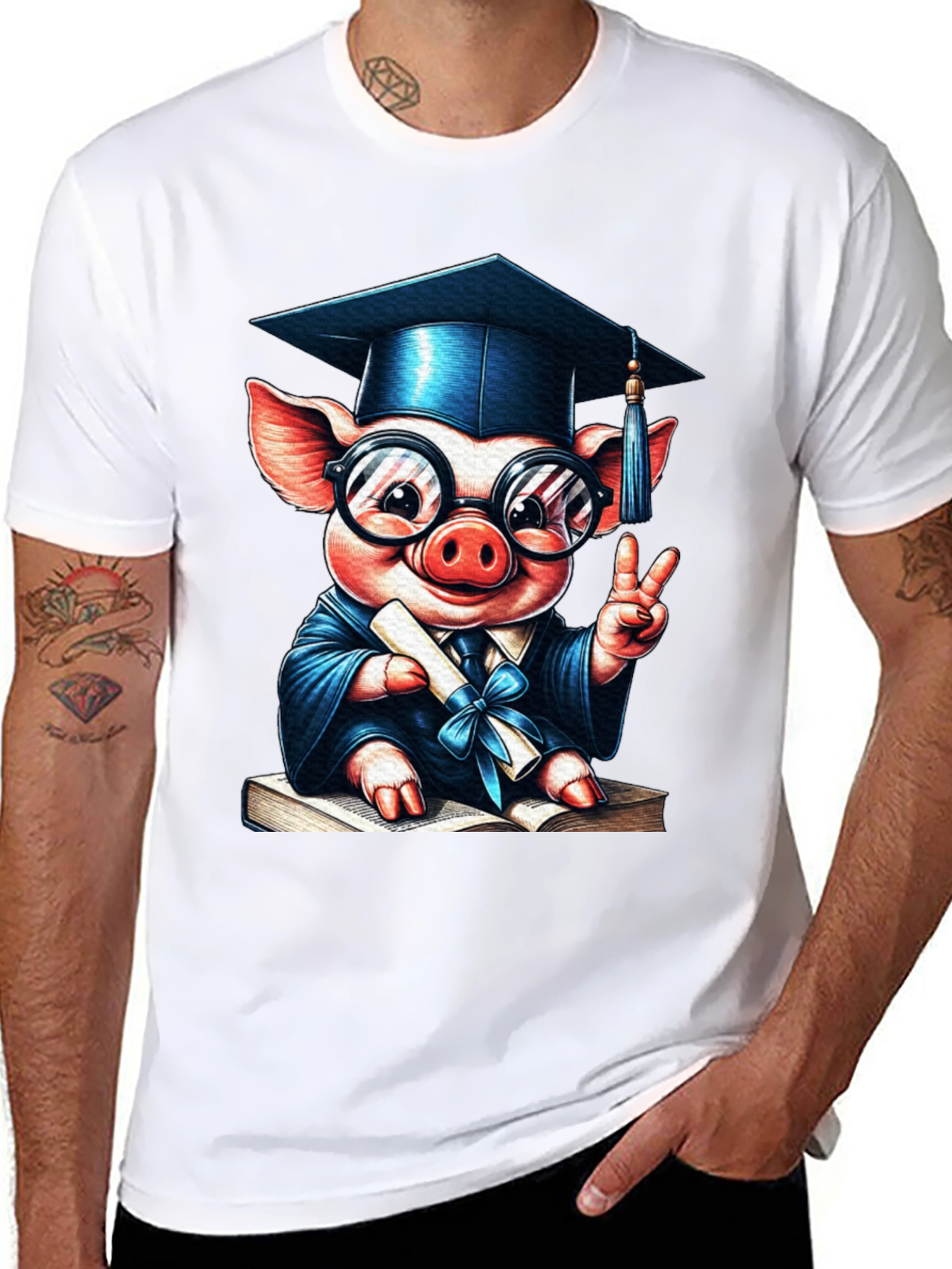 Graduation Pig T-Shirt - Celebrate in Style!