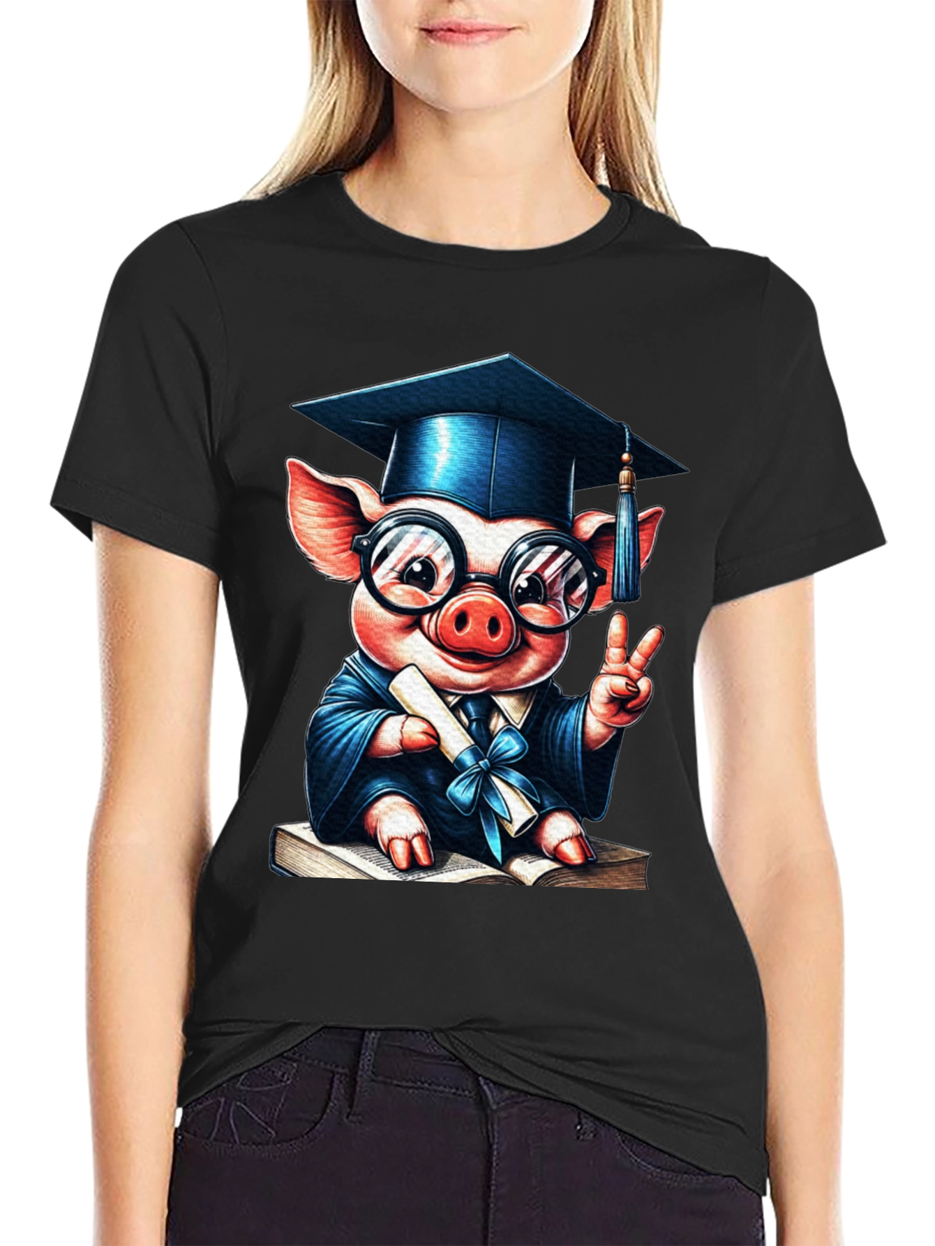 Graduation Pig T-Shirt - Celebrate in Style!