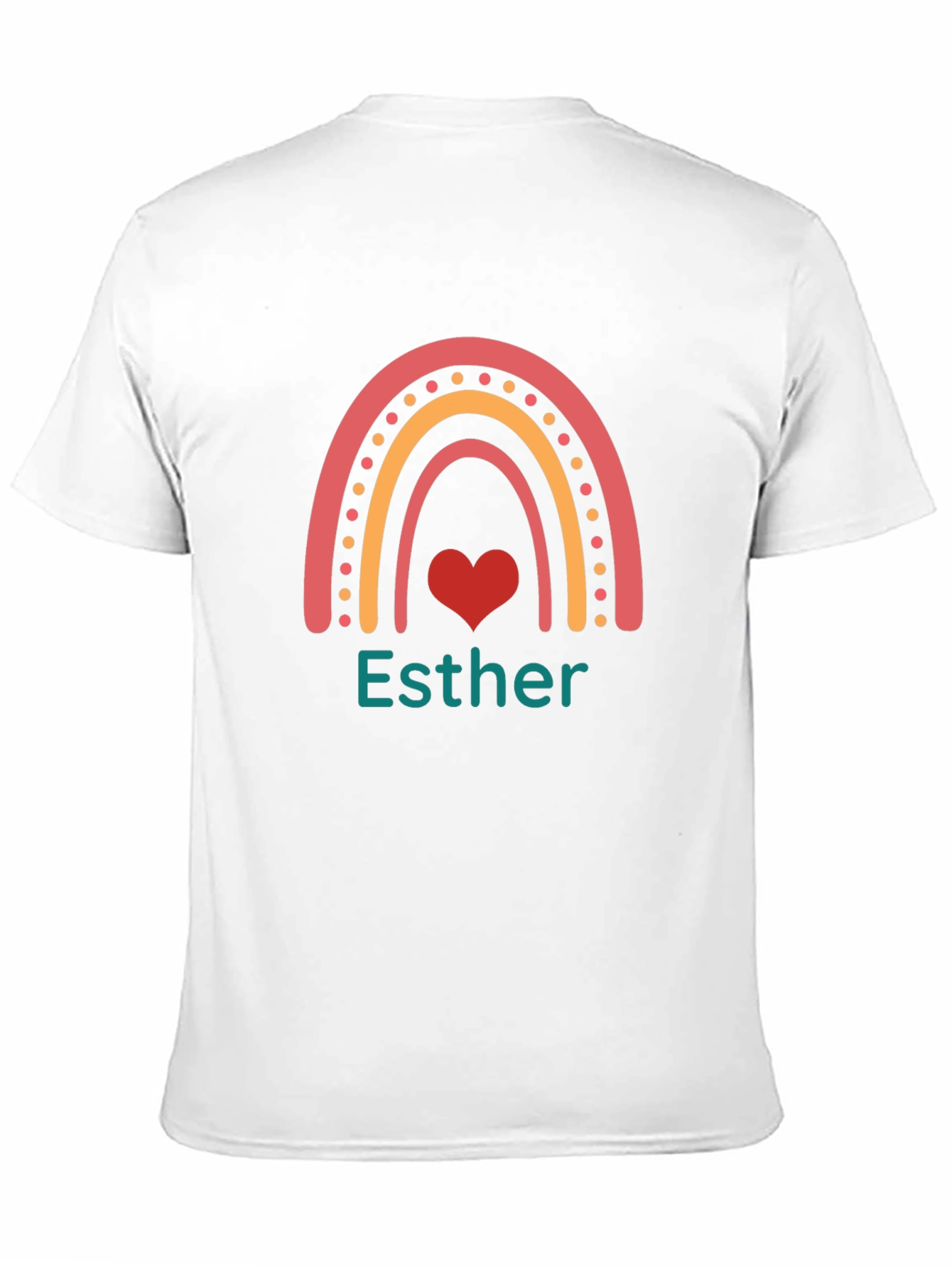 Esther Rainbow Heart T-Shirt