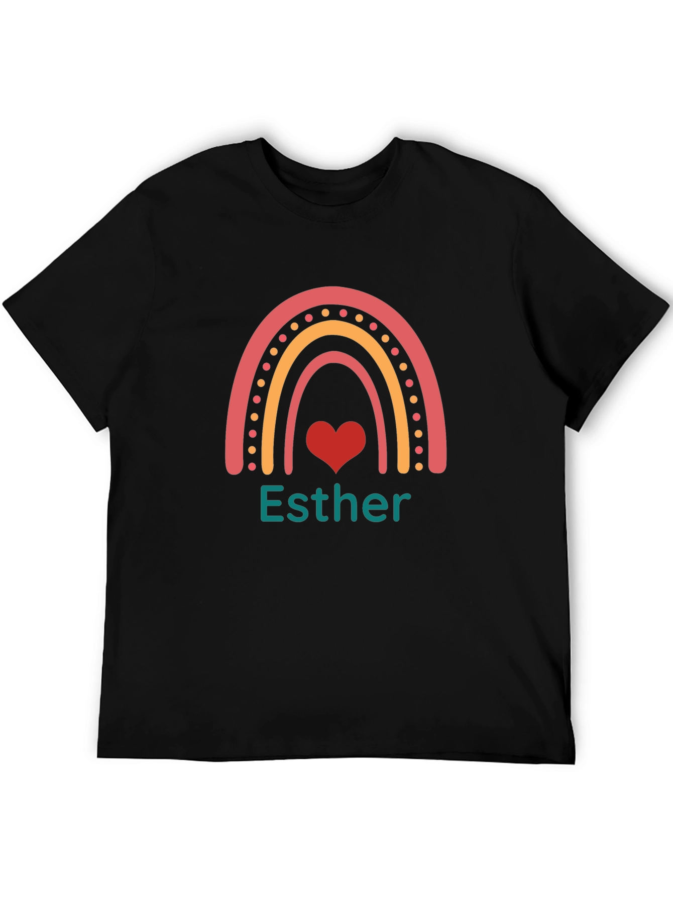 Esther Rainbow Heart T-Shirt