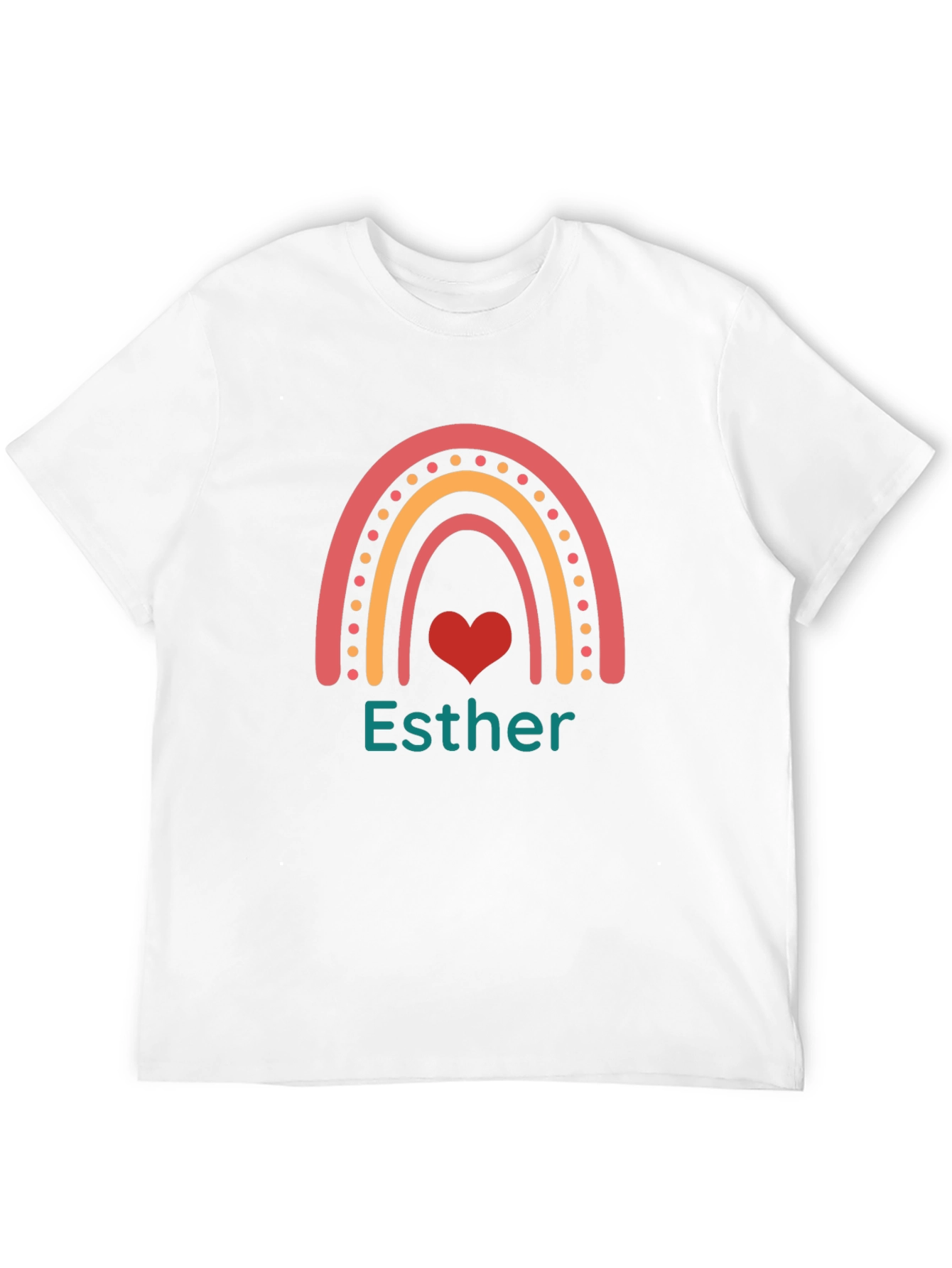 Esther Rainbow Heart T-Shirt