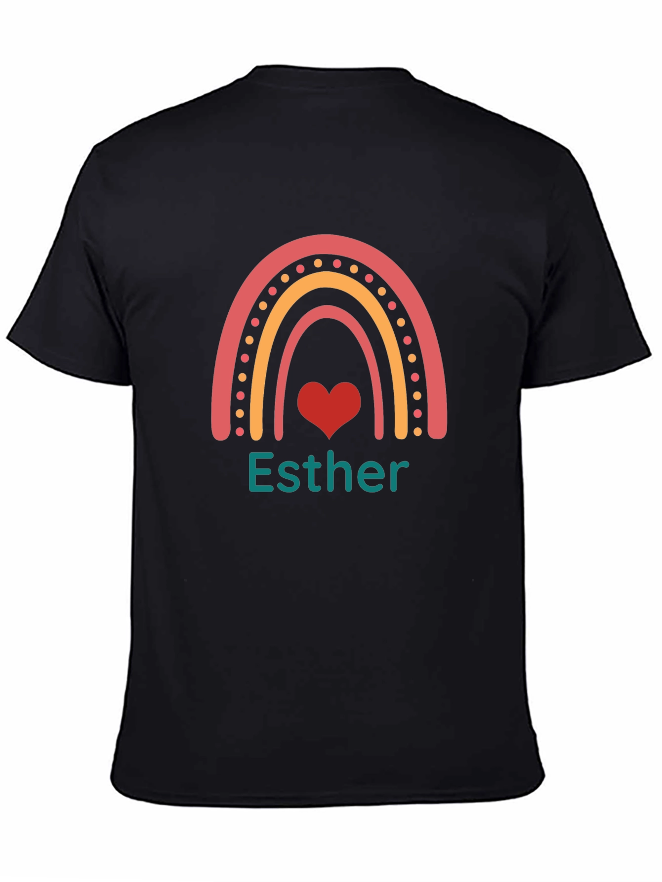 Esther Rainbow Heart T-Shirt