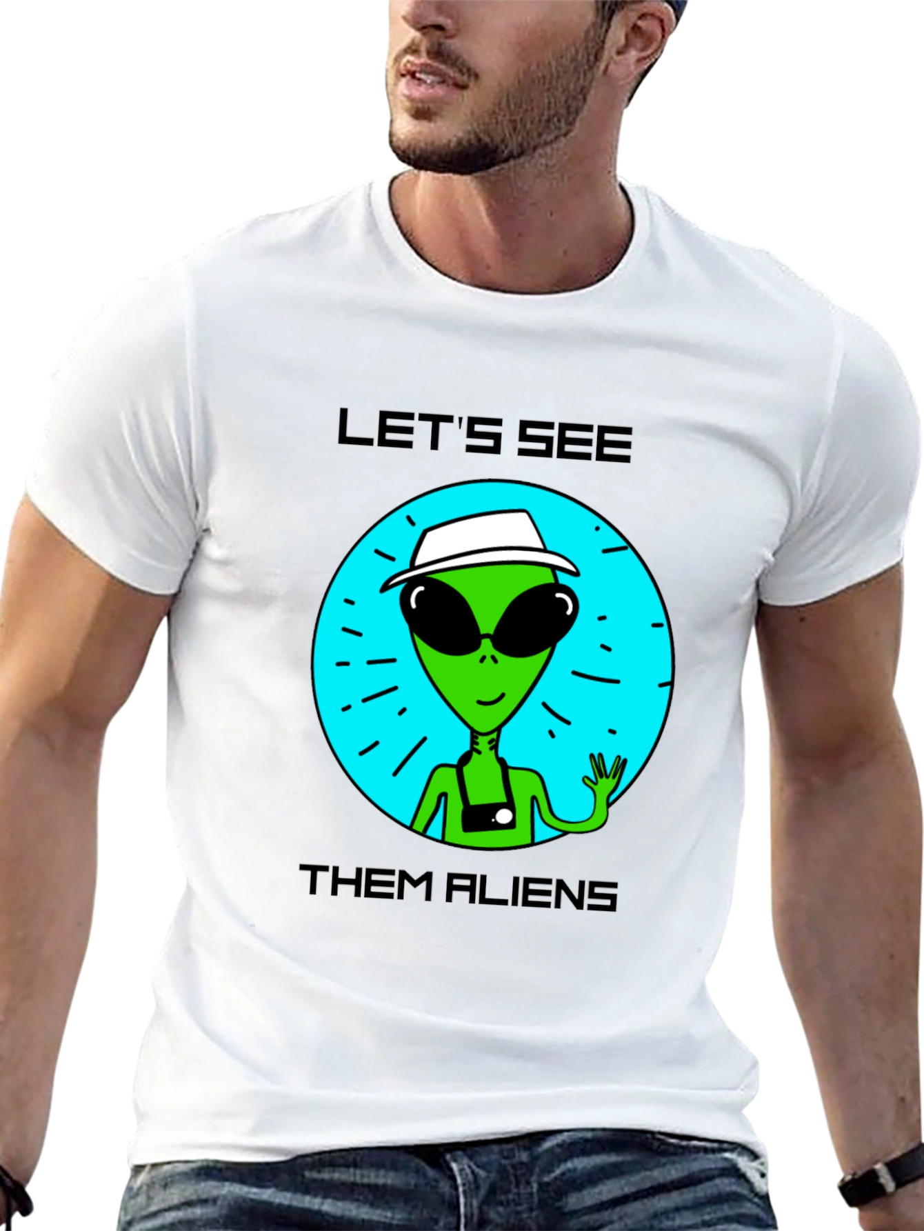 Lets See Them Aliens Graphic T-Shirt