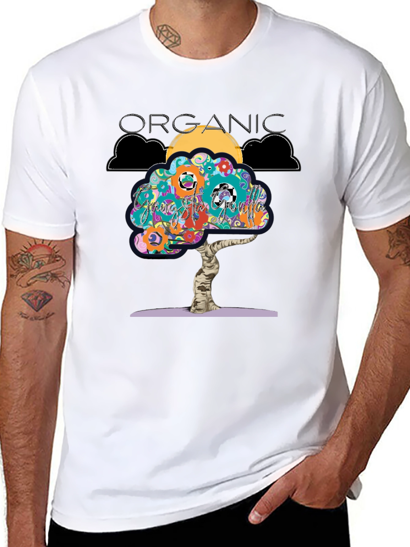 Organic Tree Graphic T-Shirt | Nature Lover Tee | Minimalist Tree Design Shirt | Eco Style Gift | Free Shipping $50+