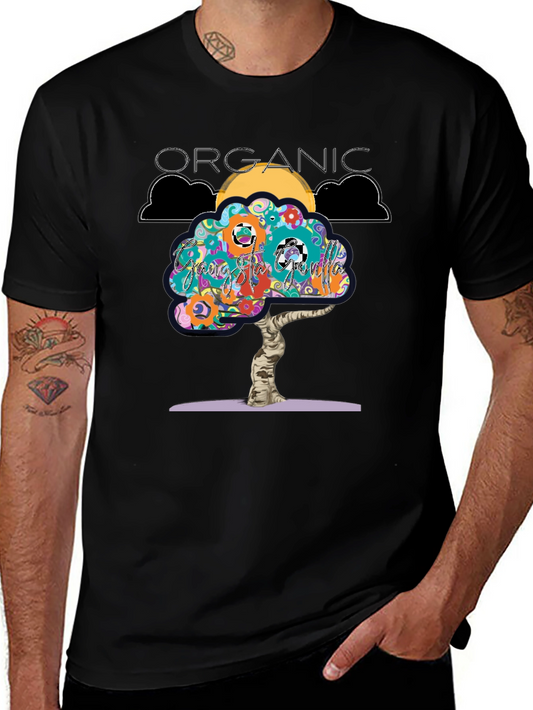 Organic Tree Graphic T-Shirt | Nature Lover Tee | Minimalist Tree Design Shirt | Eco Style Gift | Free Shipping $50+