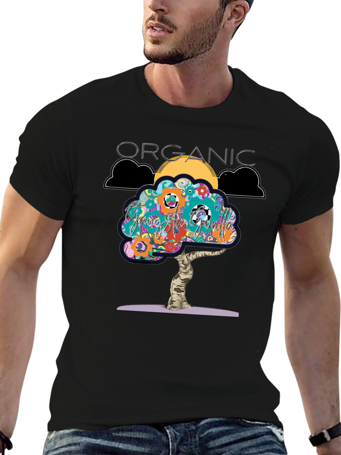 Organic Tree Graphic T-Shirt | Nature Lover Tee | Minimalist Tree Design Shirt | Eco Style Gift | Free Shipping $50+
