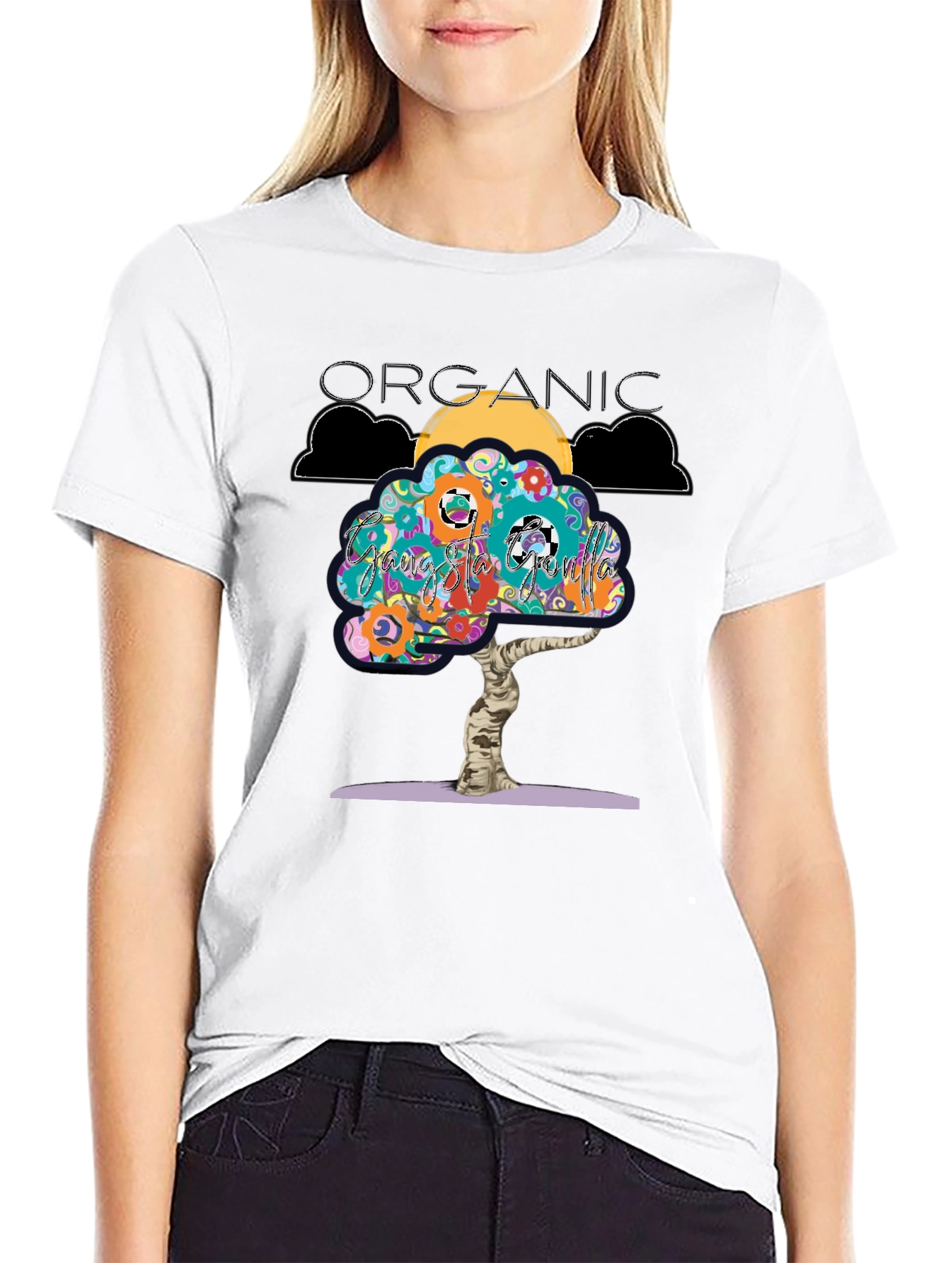 Organic Tree Graphic T-Shirt | Nature Lover Tee | Minimalist Tree Design Shirt | Eco Style Gift | Free Shipping $50+