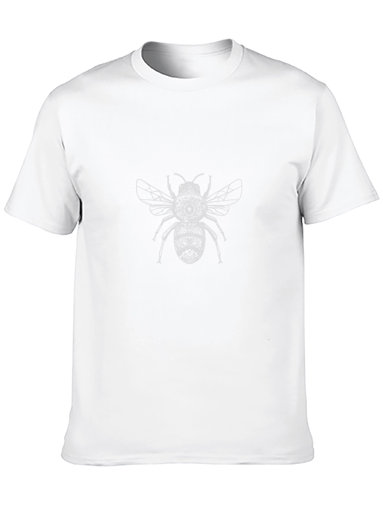Black Bee Graphic T-Shirt - Modern Insect Design