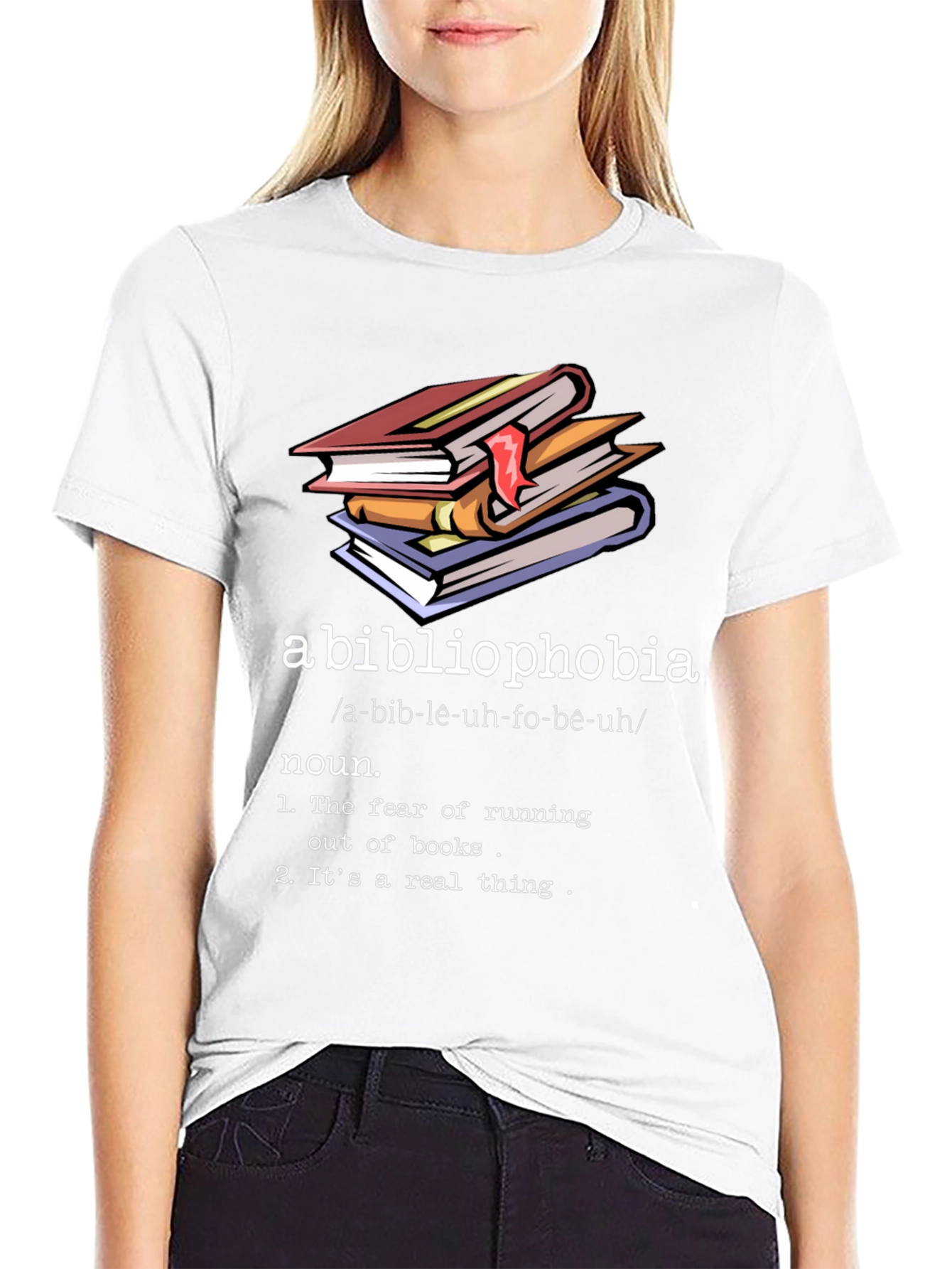 Abibliophobia Definition T-Shirt