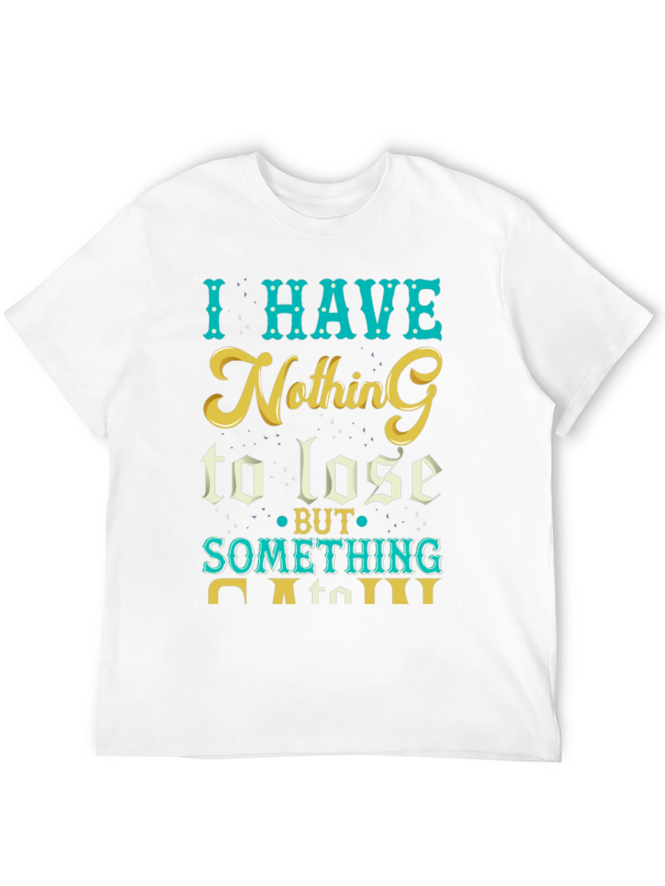 I Have Nothing to Lose Graphic Tee - Black